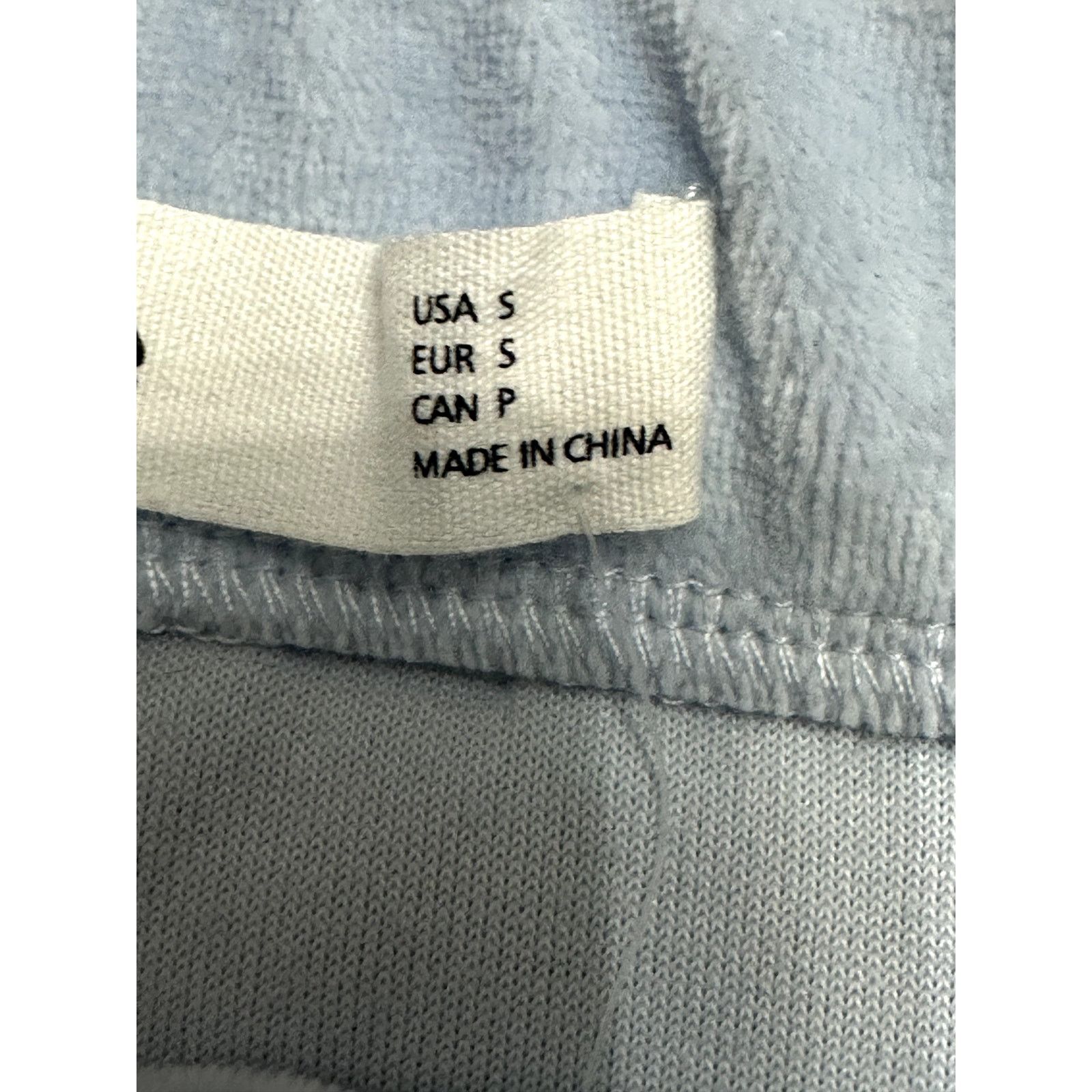 Other Elodie Mini Pull On Skirt Bodycon Velour Light Blue W S NWOT Size 26" / US 2 / IT 38 - 9 Thumbnail