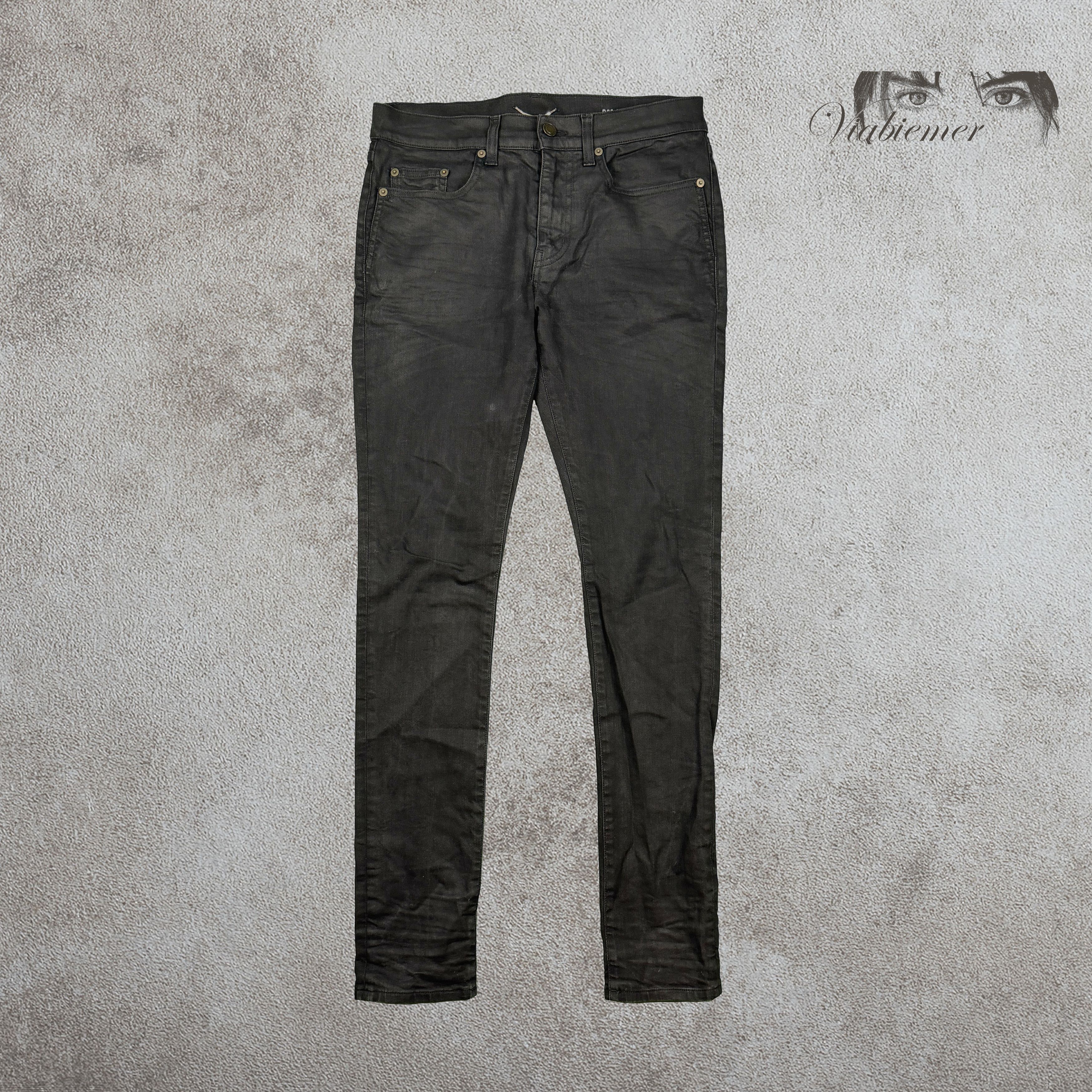 Saint Laurent Paris Waxed Saint Laurent Skinny Jeans Size US 32 / EU 48 - 1 Thumbnail