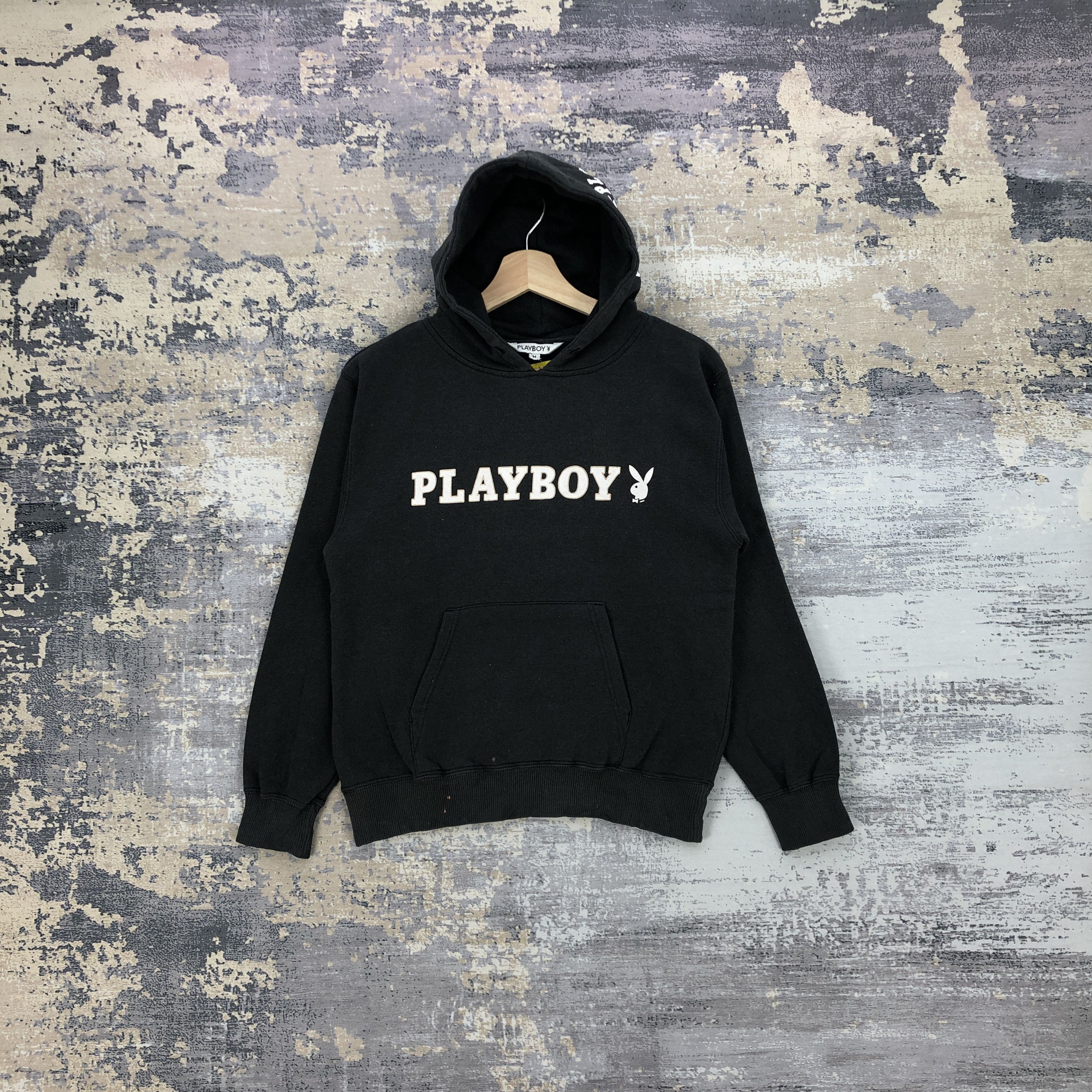 Vintage 90s Playboy Hoodie Sweater Playboy Hooded Sweatshirt