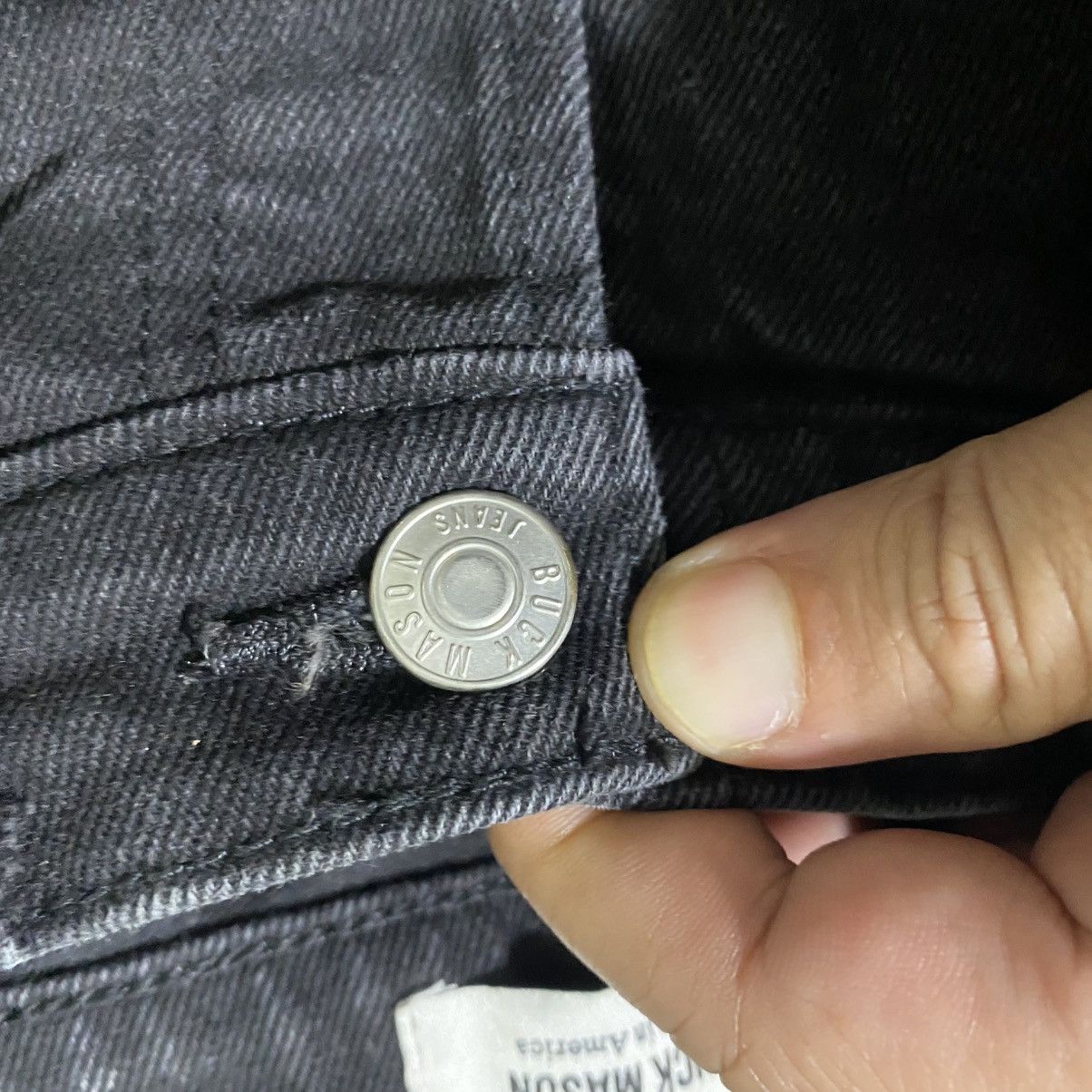 Buck Mason Buck Mason Denim Distress Size 34 Black Colour Size US 34 / EU 50 - 7 Thumbnail