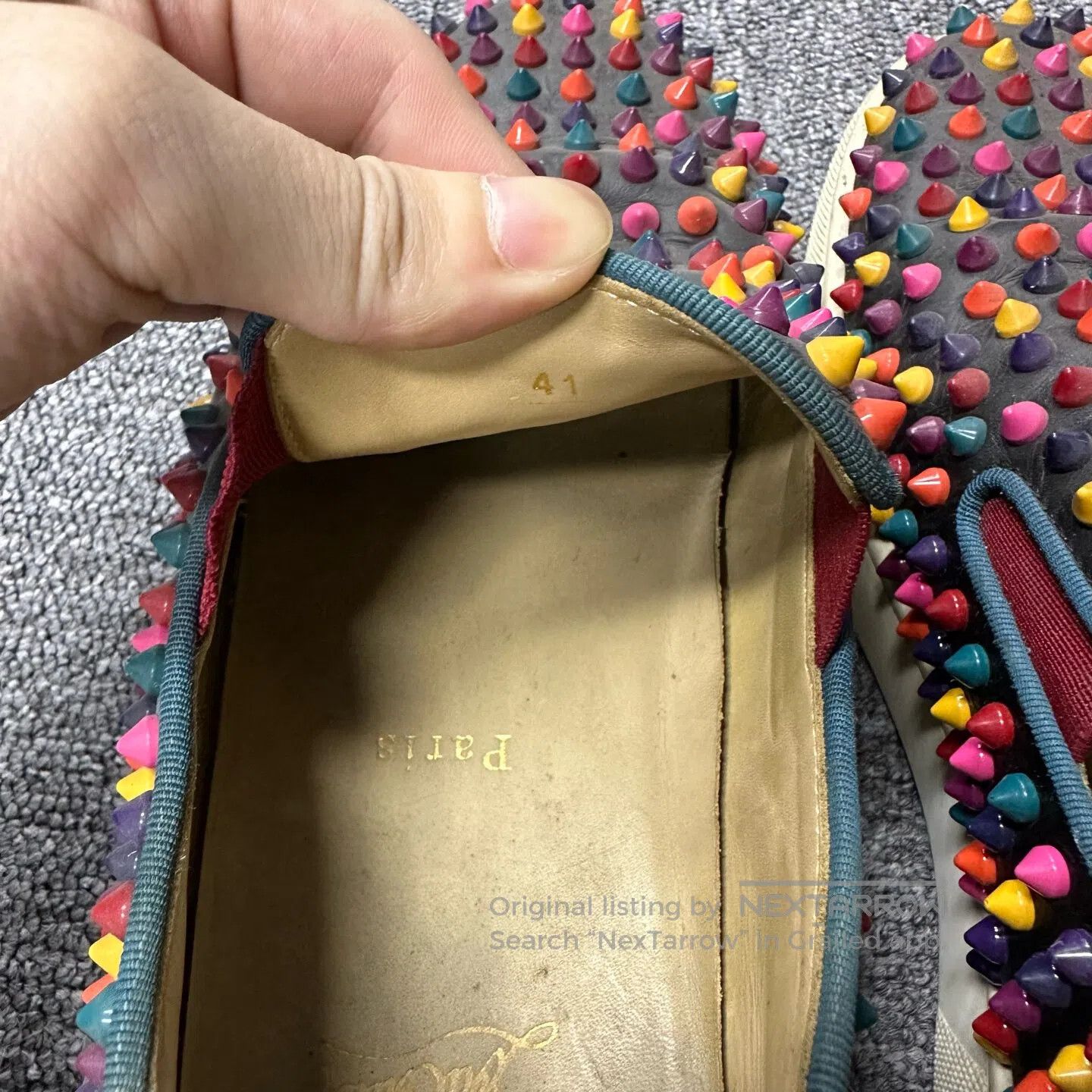 Christian Louboutin christian louboutin Colorful, comfortable ankle-high casu Size US 8 / EU 41 - 4 Thumbnail