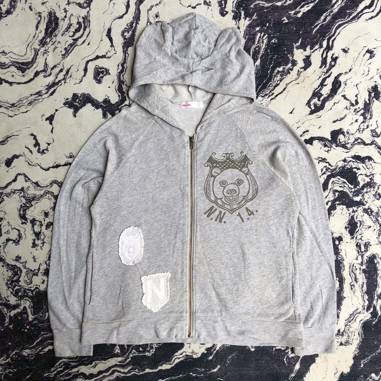 Issey Miyake × Ne-Net Ne-Net Eared Horned Zip Up Hoodie | Grailed