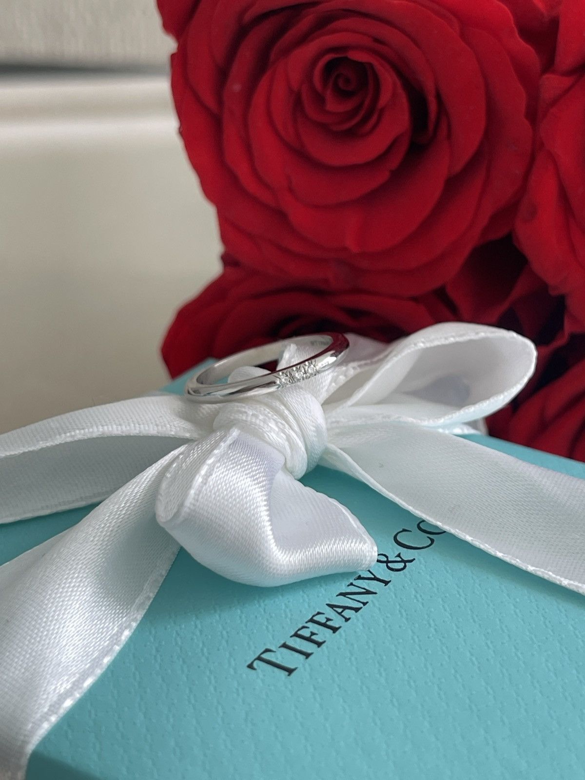Tiffany & Co. Tiffany & Co. Forever Ring Platinum Diamonds 5.25 $1850 Size ONE SIZE - 14 Thumbnail