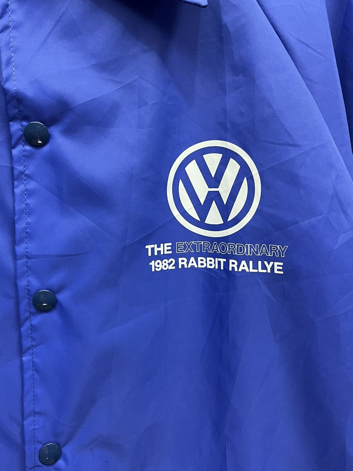 Vintage 1982 Over 40Years VOLKSWAGEN THE EXTRAORDINARY RABBIT RALLYE Size US L / EU 52-54 / 3 - 2 Thumbnail