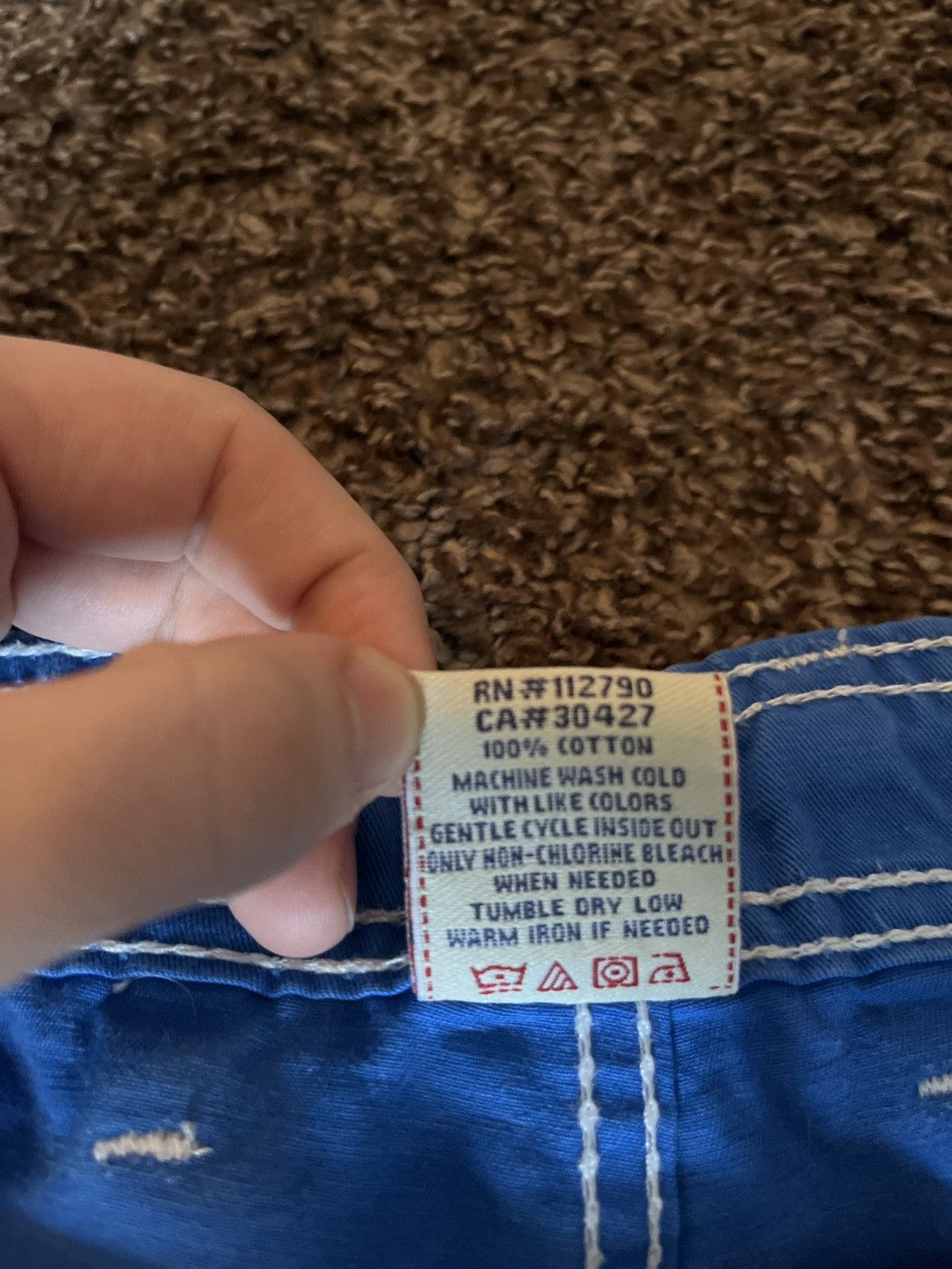 True Religion *Ultra Rare Y2K True Religion Baggy Denim Shorts Blue Size US 36 / EU 52 - 4 Thumbnail