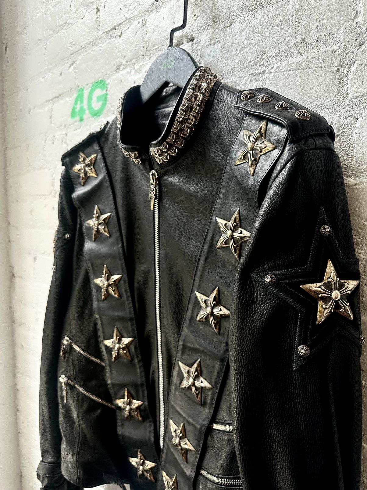 Chrome Hearts CHROME HEARTS COUTURE 1:1 MJ COMMANDER STAR JACKET Size US XL / EU 56 / 4 - 7 Thumbnail