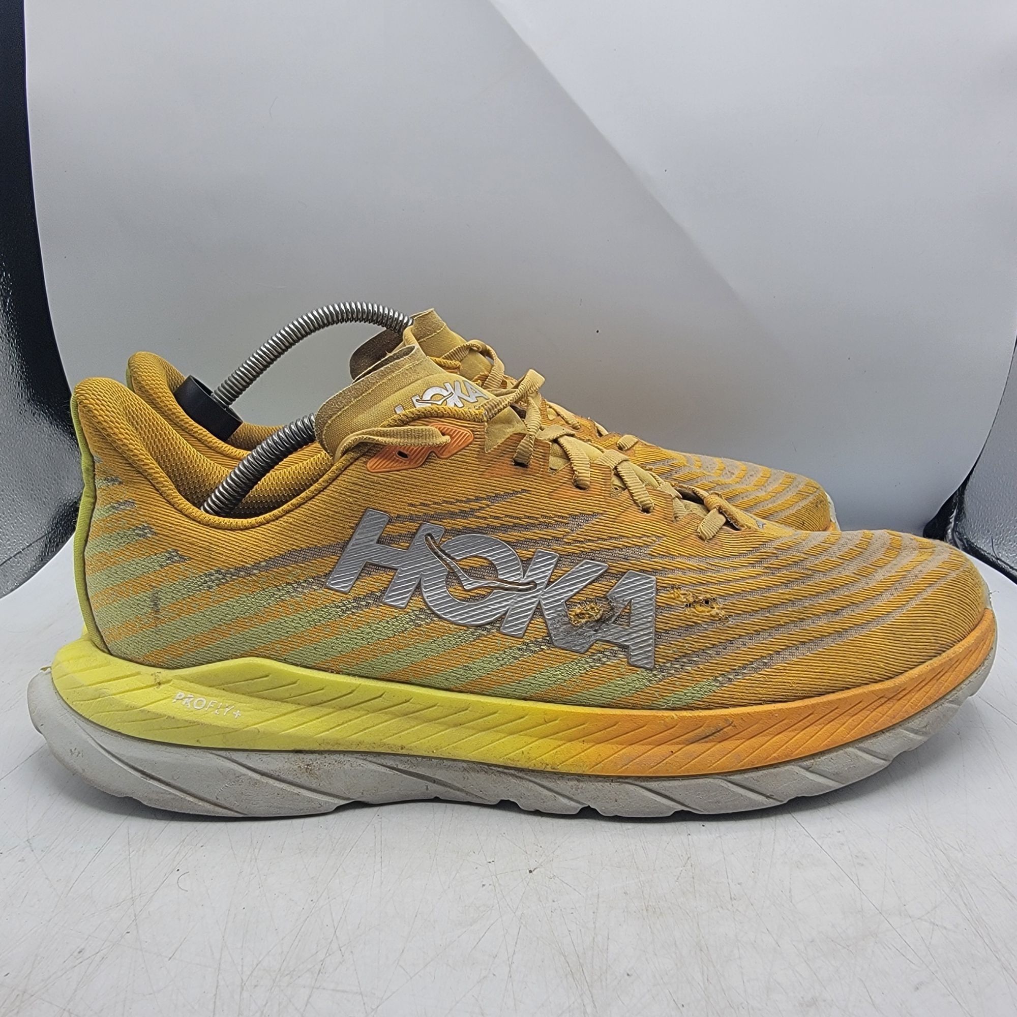 Hoka Hoka One One Mach 5 Mens 12 D Radiant Yellow Evening Primros Size US 12 / EU 45 - 14 Thumbnail