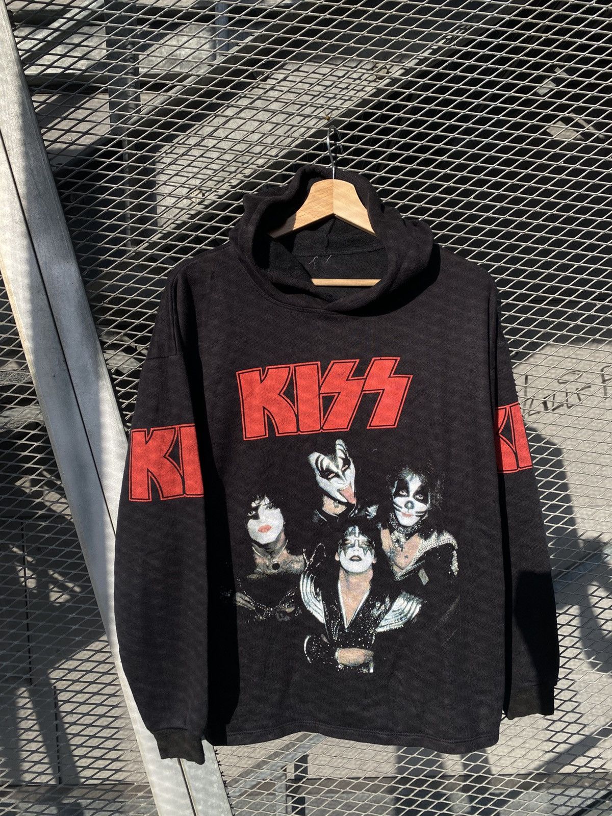 Band Tees Vintage Kiss Rock Overprinted Hoodie Size US M / EU 48-50 / 2 - 1 Thumbnail