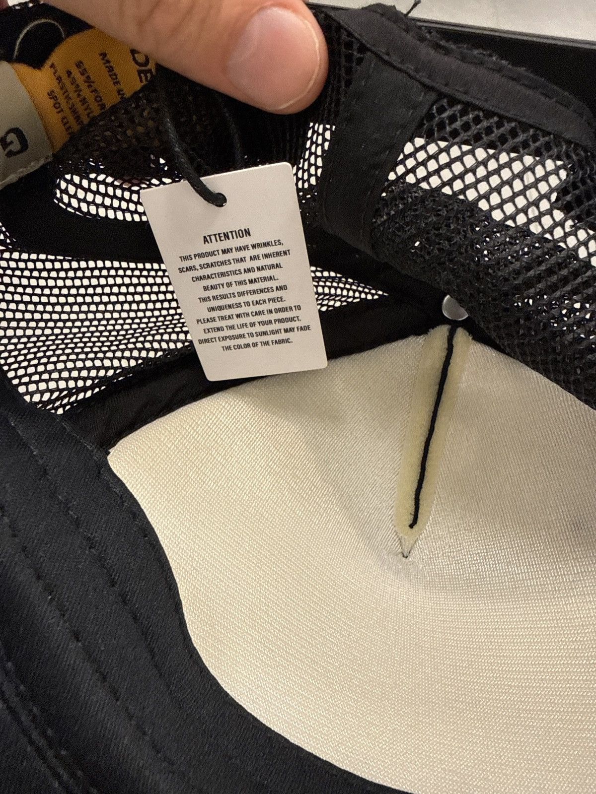 Gallery Dept. Gallery Dept. Upside Down Trucker Hat Black Size ONE SIZE - 2 Thumbnail