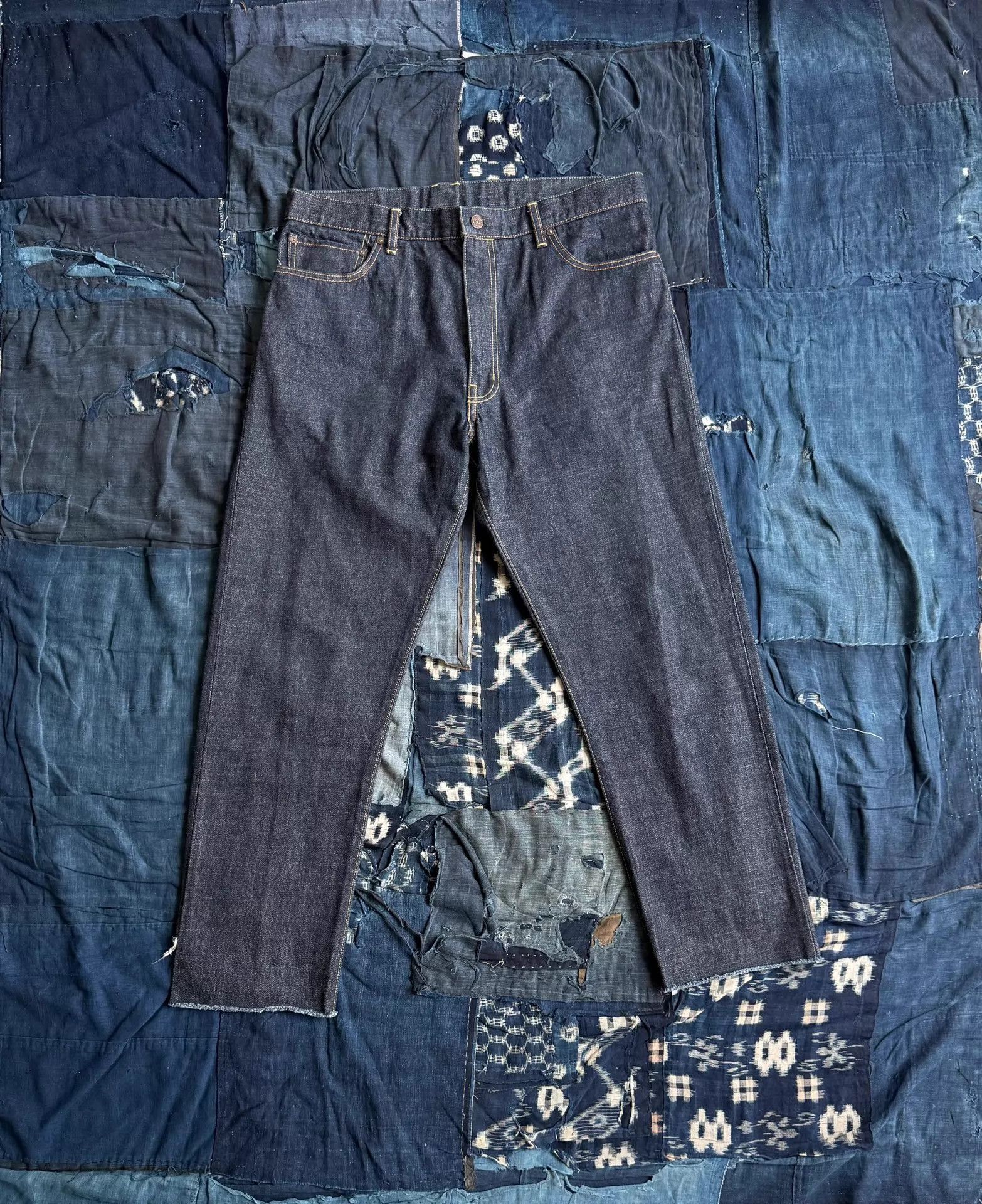 Visvim visvim 21aw spot journeyman pants tacked washed raw denim 3 Size US 34 / EU 50 - 1 Thumbnail
