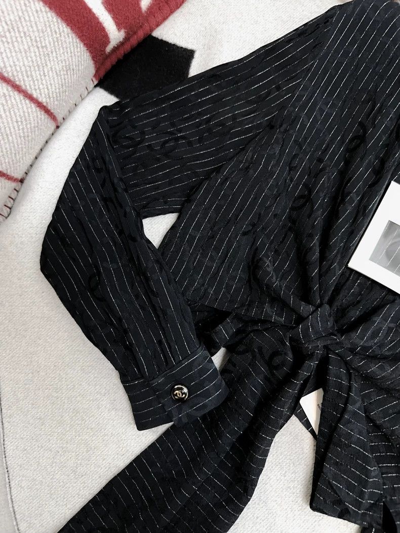 Chanel Chanel 23p spring and summer black dark double C fine glit Size XS / US 0-2 / IT 36-38 - 5 Thumbnail