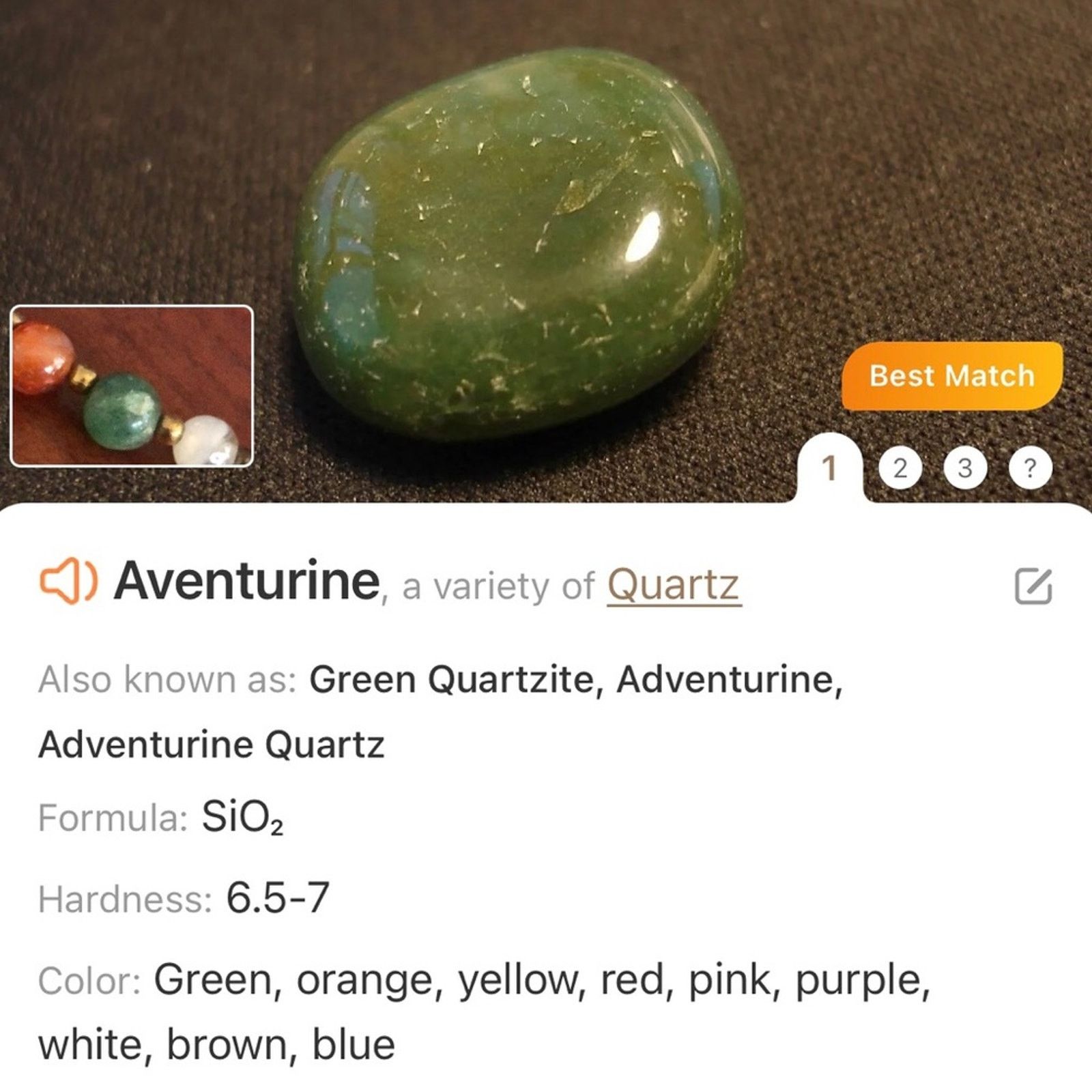 Vintage Vintage hand crafted genuine stone agate necklace Size ONE SIZE - 15 Thumbnail