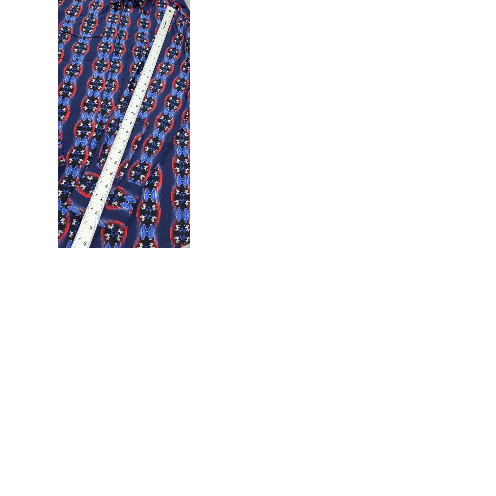 Wrangler Wrangler Western Shirt L Multicolor Aztec Cowboy Checotah Pearl Snap Button-Up Shirt Mens Size US L / EU 52-54 / 3 - 9 Thumbnail
