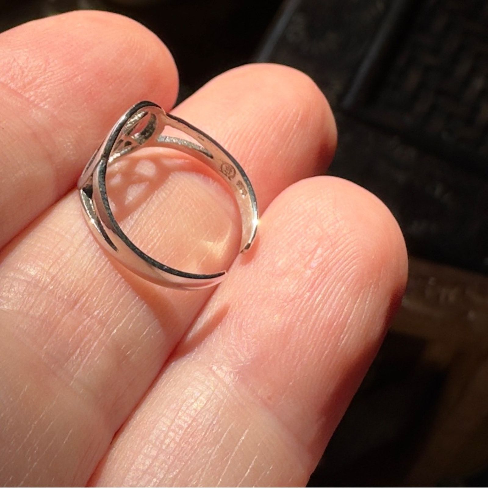 The Unbranded Brand Pentagram Sterling Silver Toe Ring Size ONE SIZE - 4 Thumbnail