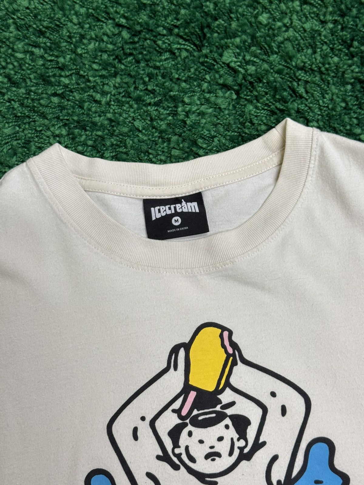 Icecream Icecream Sumo Wrestler Logo Tee White Sz. Medium M Size US M / EU 48-50 / 2 - 4 Thumbnail
