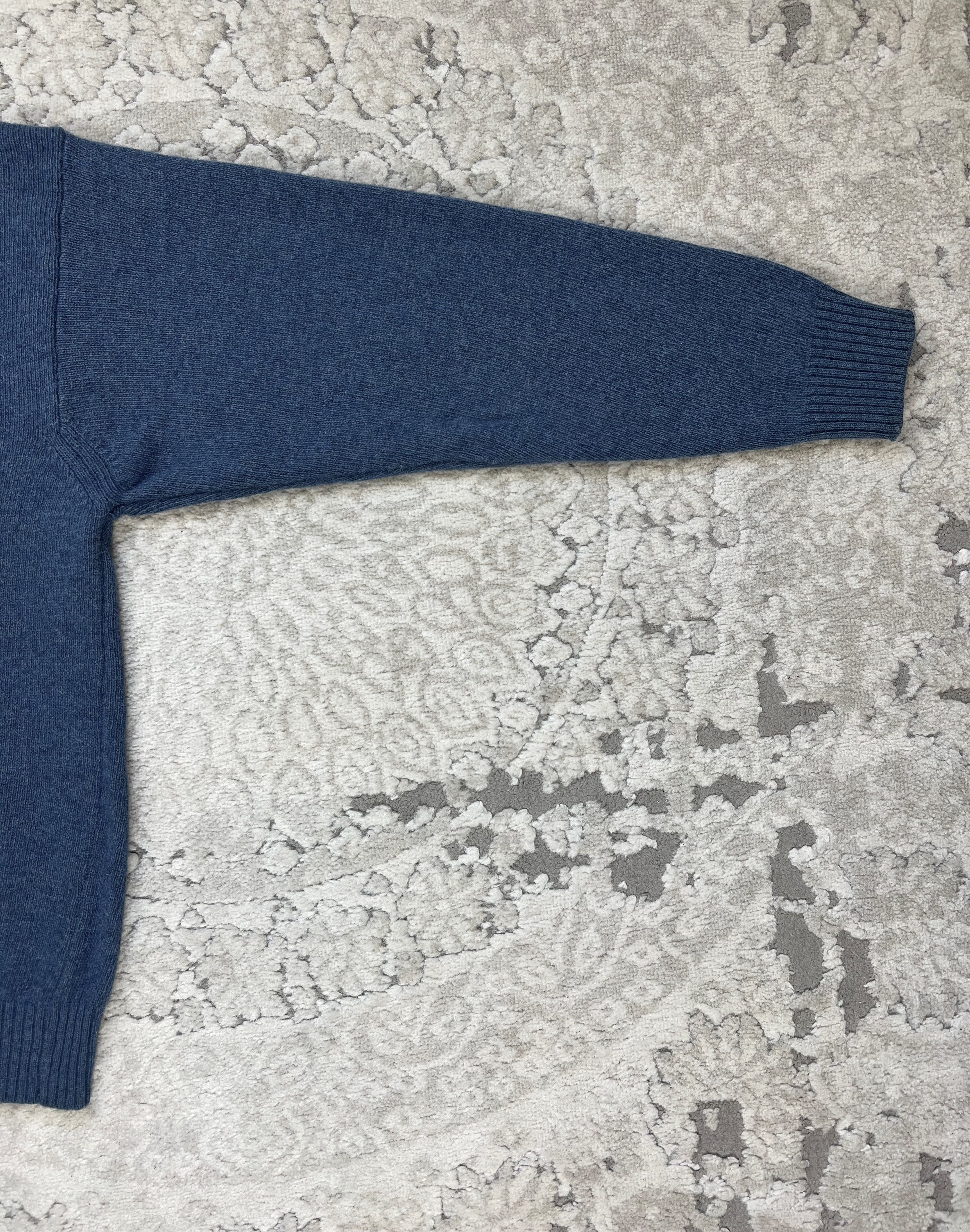 Sergio Tacchini Sergio Tacchini V-Neck Wool Blend Sweater Jumper Blue Italy Size US M / EU 48-50 / 2 - 10 Thumbnail