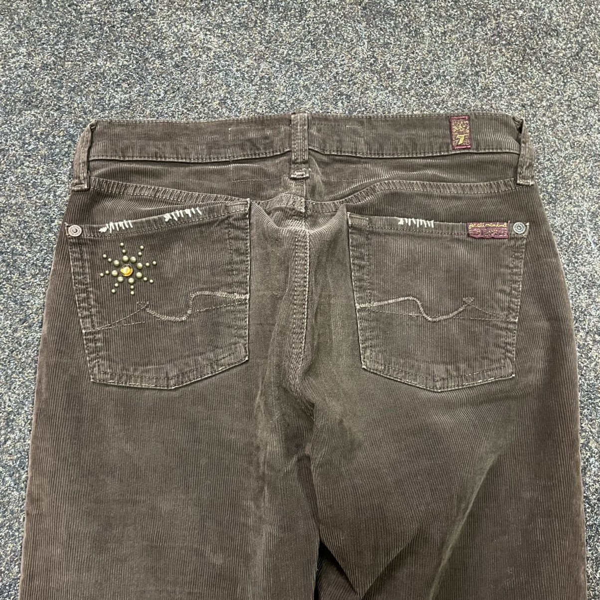 Vintage Y2K Vintage Flared Bootcut Jeans Distressed Grunge Baggy Size 32" / US 10 / IT 46 - 3 Thumbnail