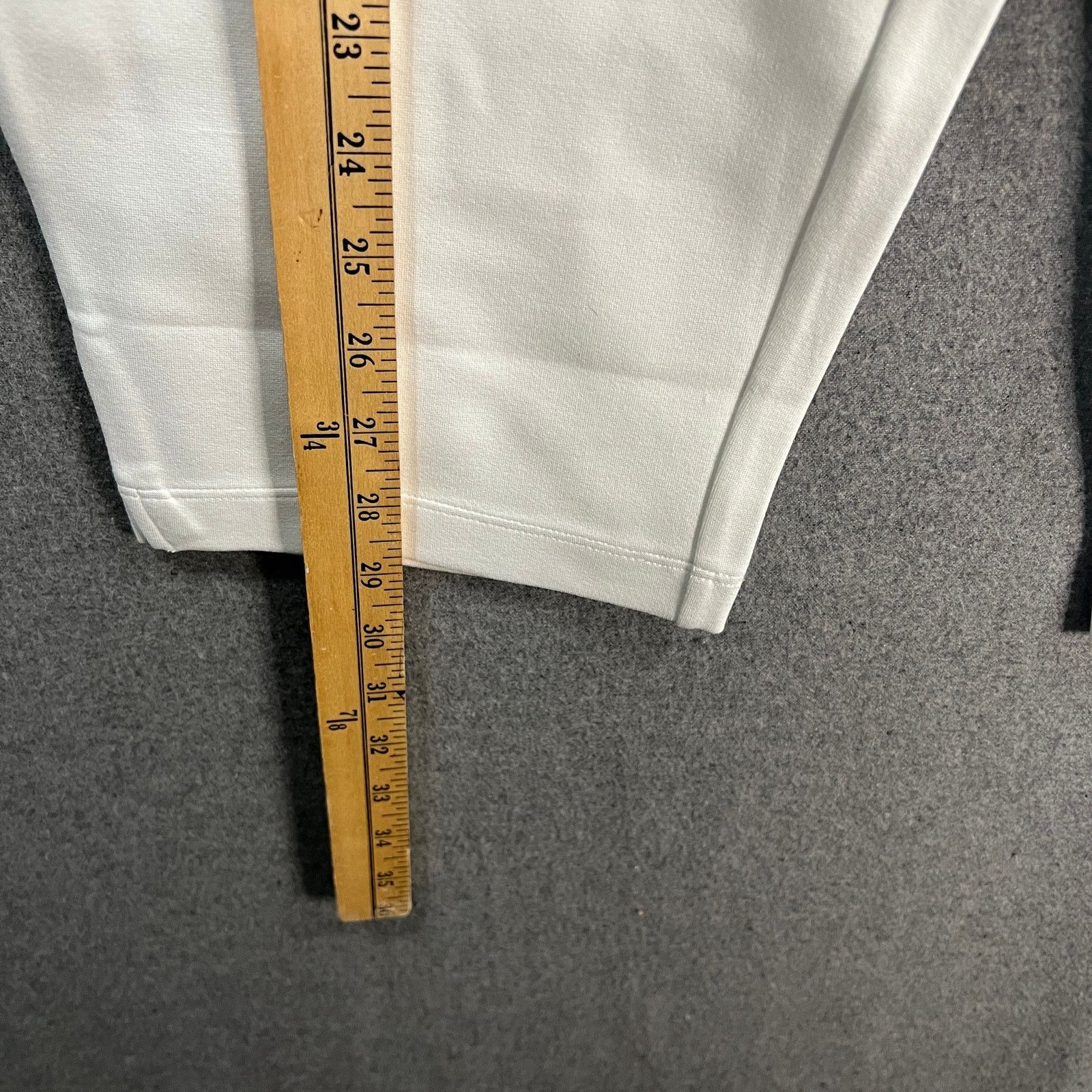 Other Joan Rivers Petite Signature Knit Capri Pants White Size 30" / US 8 / IT 44 - 5 Thumbnail