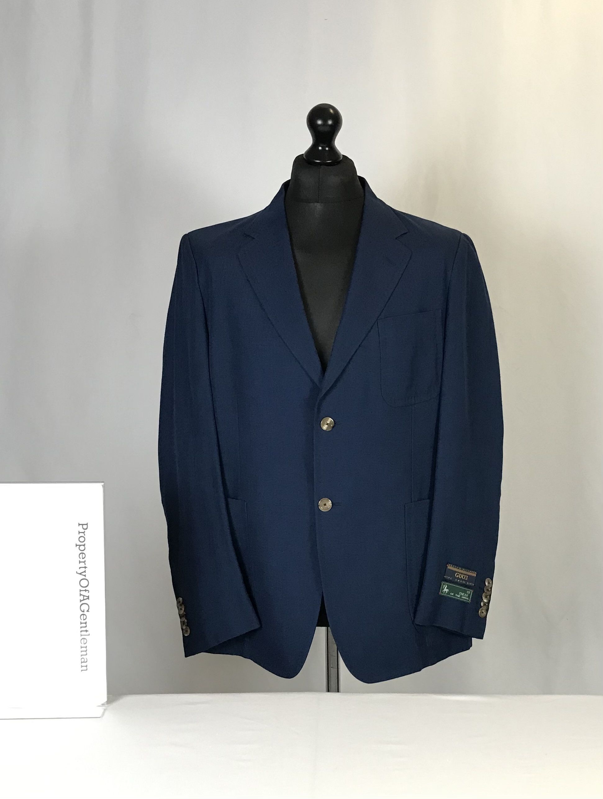 Gucci Gucci 'My Body My Choice' Navy Blazer Size 52R - 3 Thumbnail