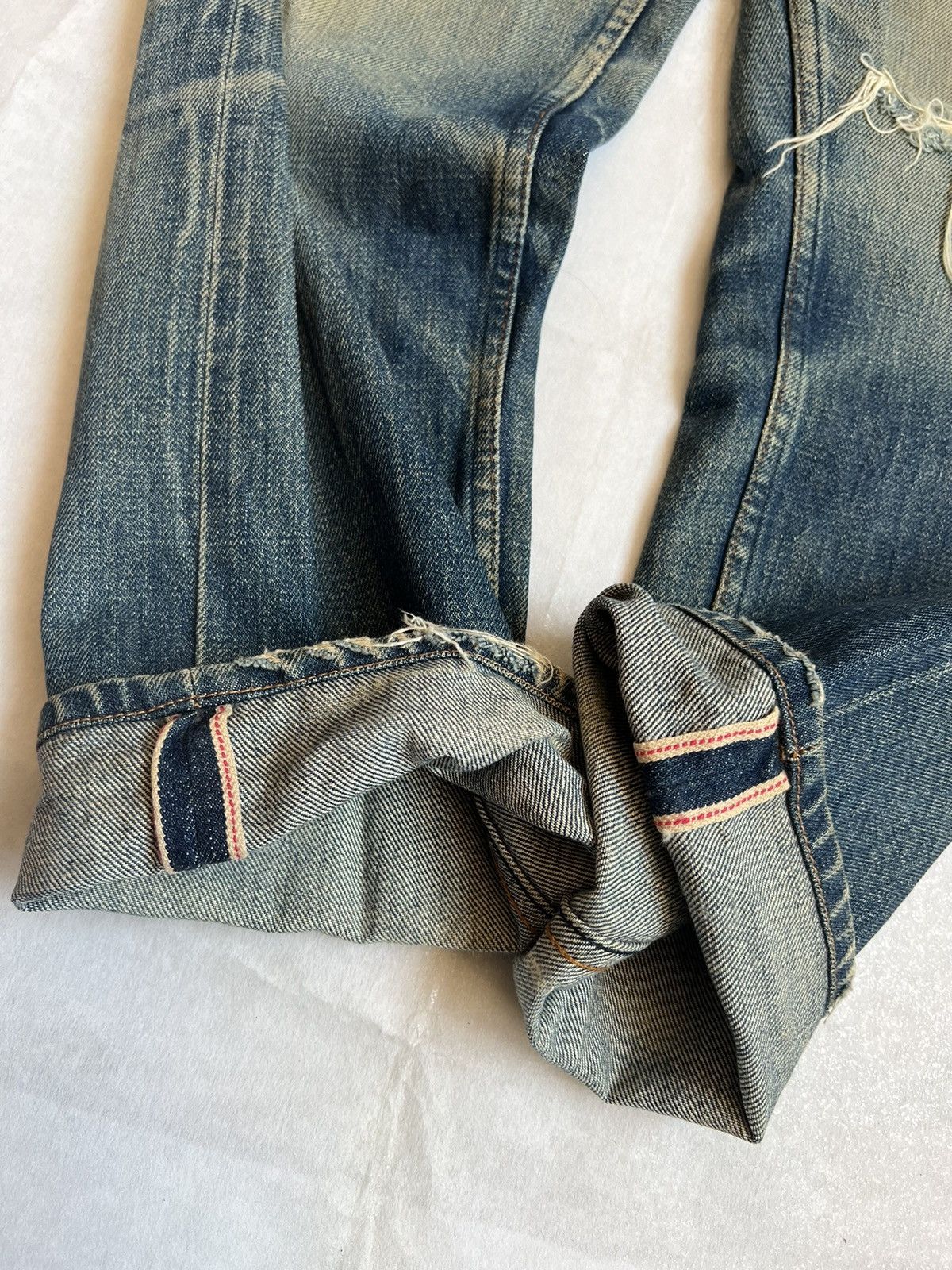 A.P.C. APC Dirty Wash Selvedge Distressed Denim Rare Size US 30 / EU 46 - 7 Thumbnail