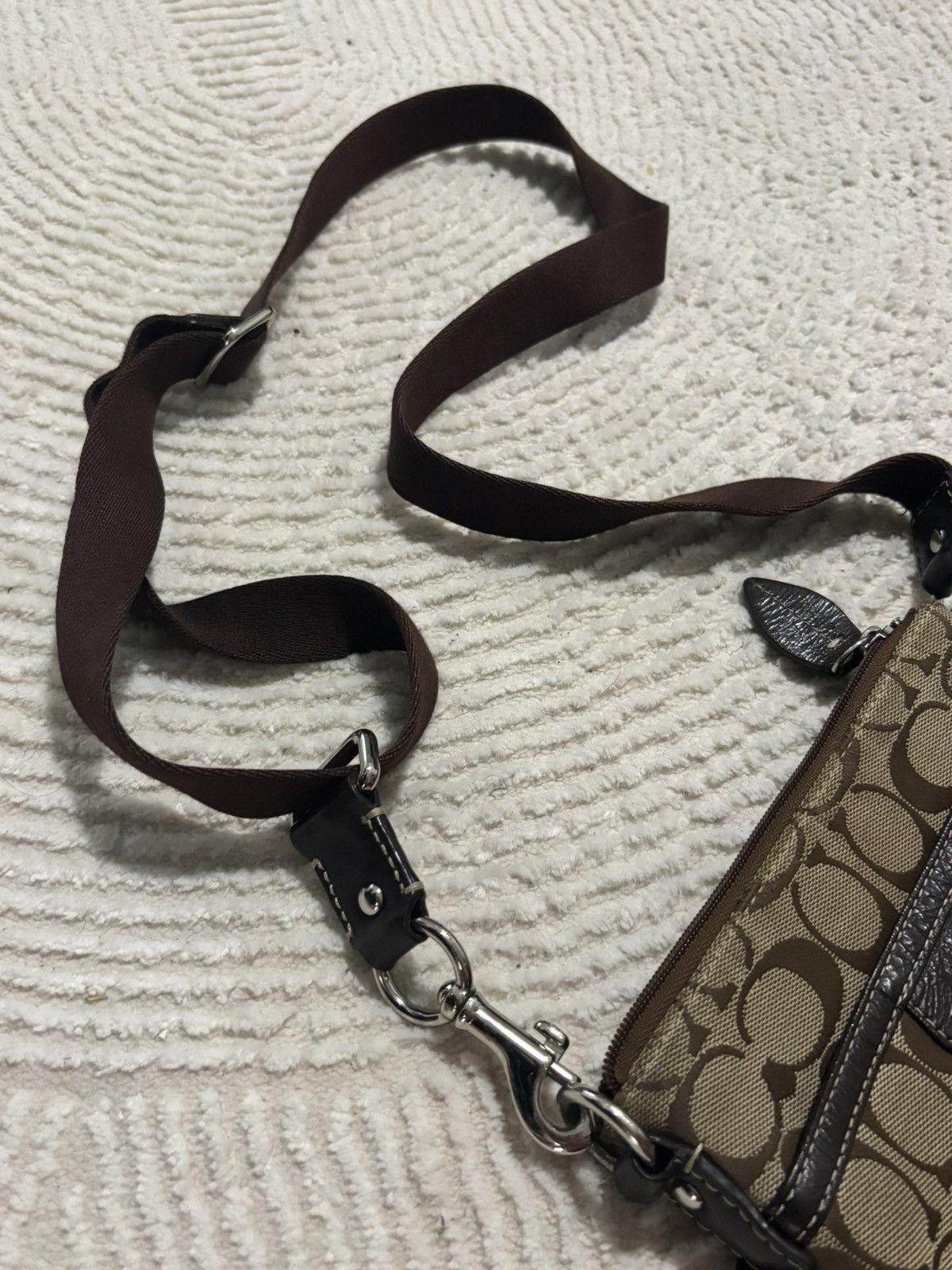 Coach Coach Monogram Logo Vintage Shoulder Bag Size ONE SIZE - 4 Thumbnail