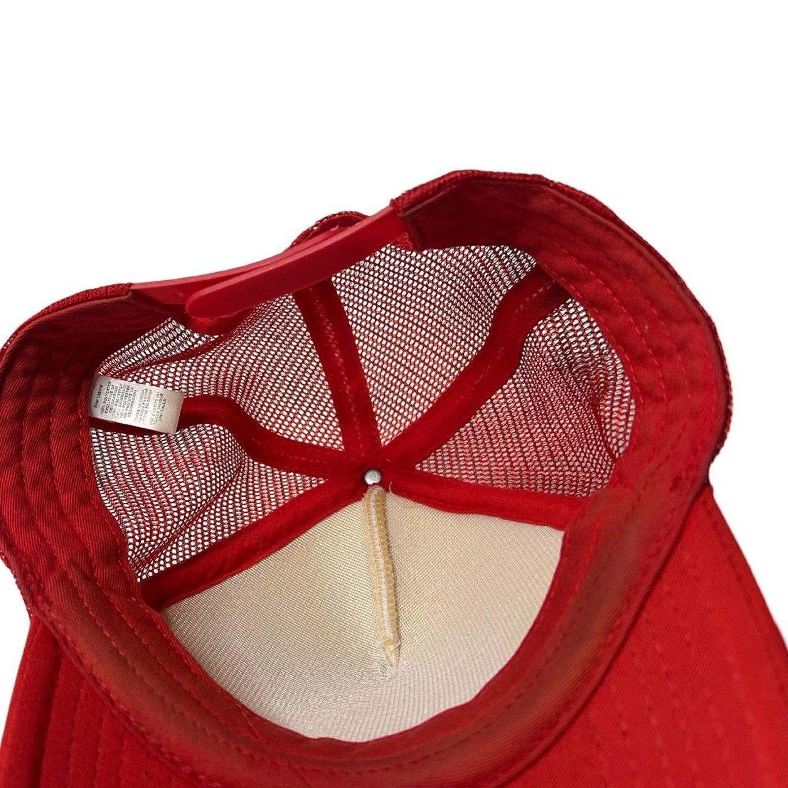 Budweiser Vintage budweiser trucker hat red white Size ONE SIZE - 3 Thumbnail