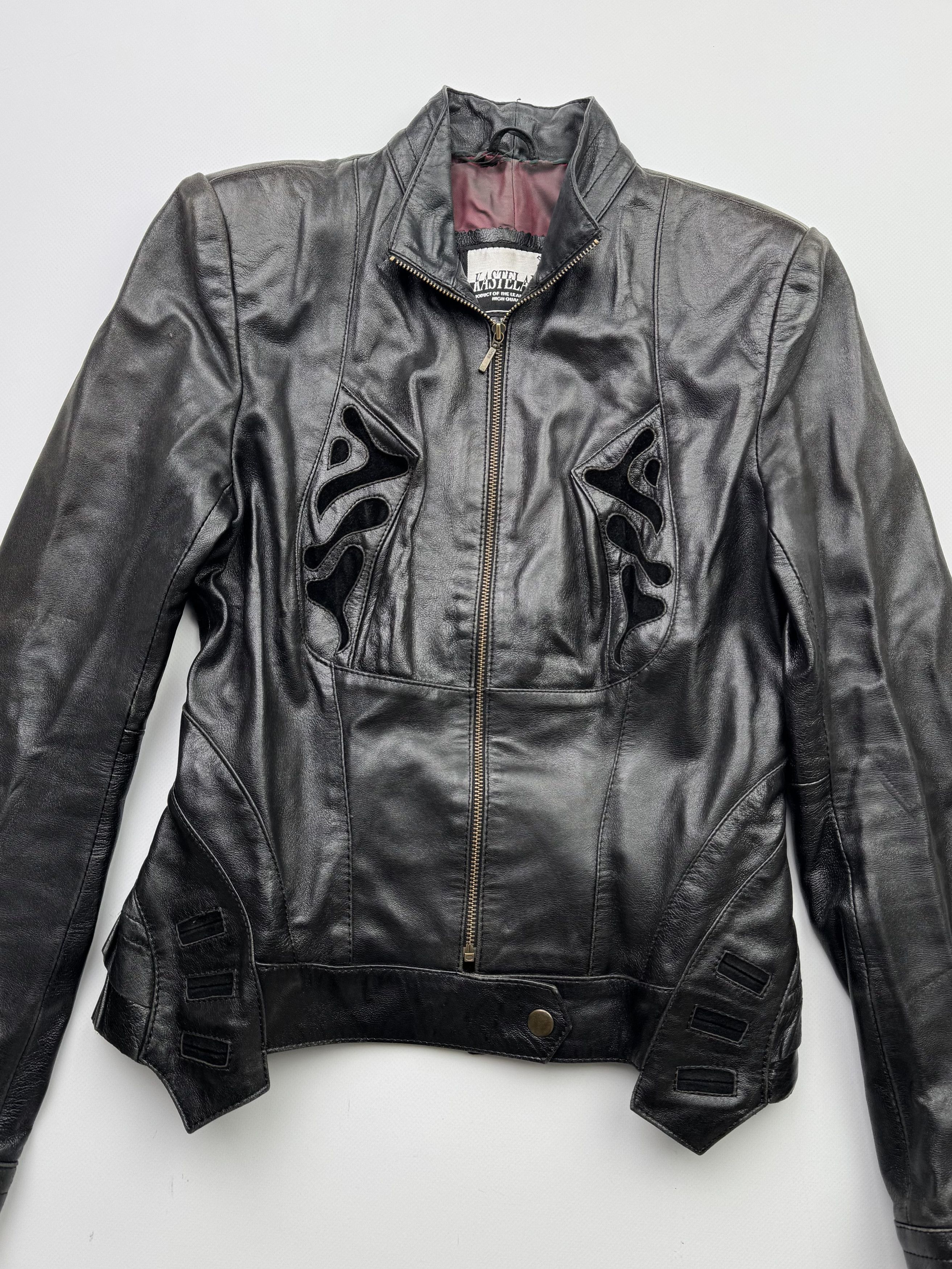 Japanese Brand Vintage Cropped Leather Jacket B416(V175) Size S / US 4 / IT 40 - 4 Thumbnail