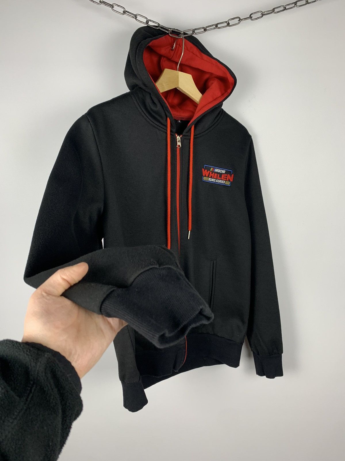 NASCAR NASCAR Zip Up Racing Hoodie Men’s Size M Black Size US M / EU 48-50 / 2 - 5 Thumbnail