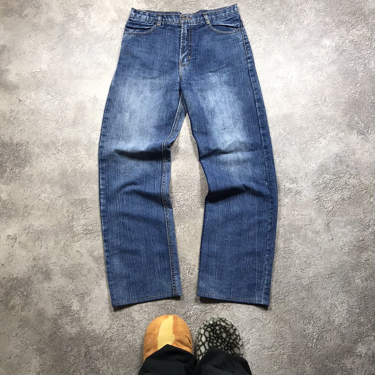 Vintage Vintage 90s Faded Distressed Baggy Jeans Grunge Skate 30 Size 30" / US 8 / IT 44 - 2 Thumbnail