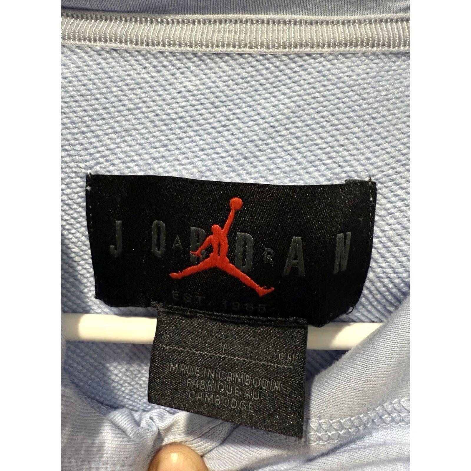 Jordan Brand Nike Air Jordan Hoodie Royal Tint Men's Small Size US S / EU 44-46 / 1 - 3 Thumbnail