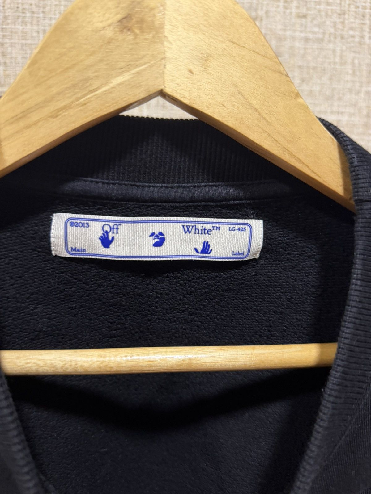 Off-White OFF WHITE CARAVAGGIO PAINTING BLACK SWEATSHIRT Size US S / EU 44-46 / 1 - 5 Thumbnail