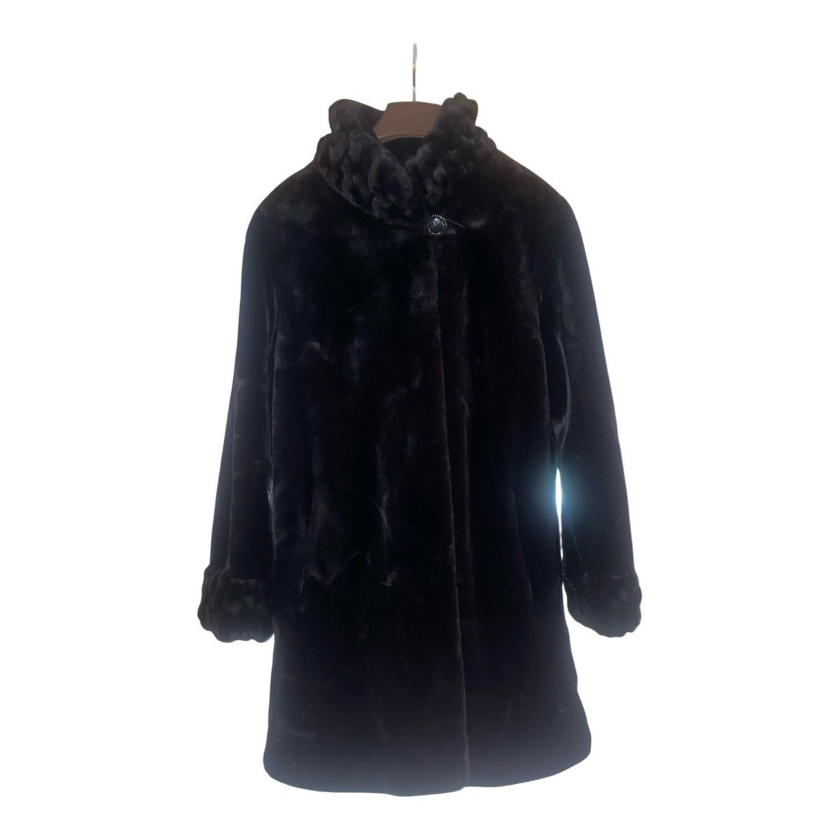 Other Fen-Nelli Elegant black faux fur winter coat women's size 8 Size M / US 6-8 / IT 42-44 - 2 Thumbnail