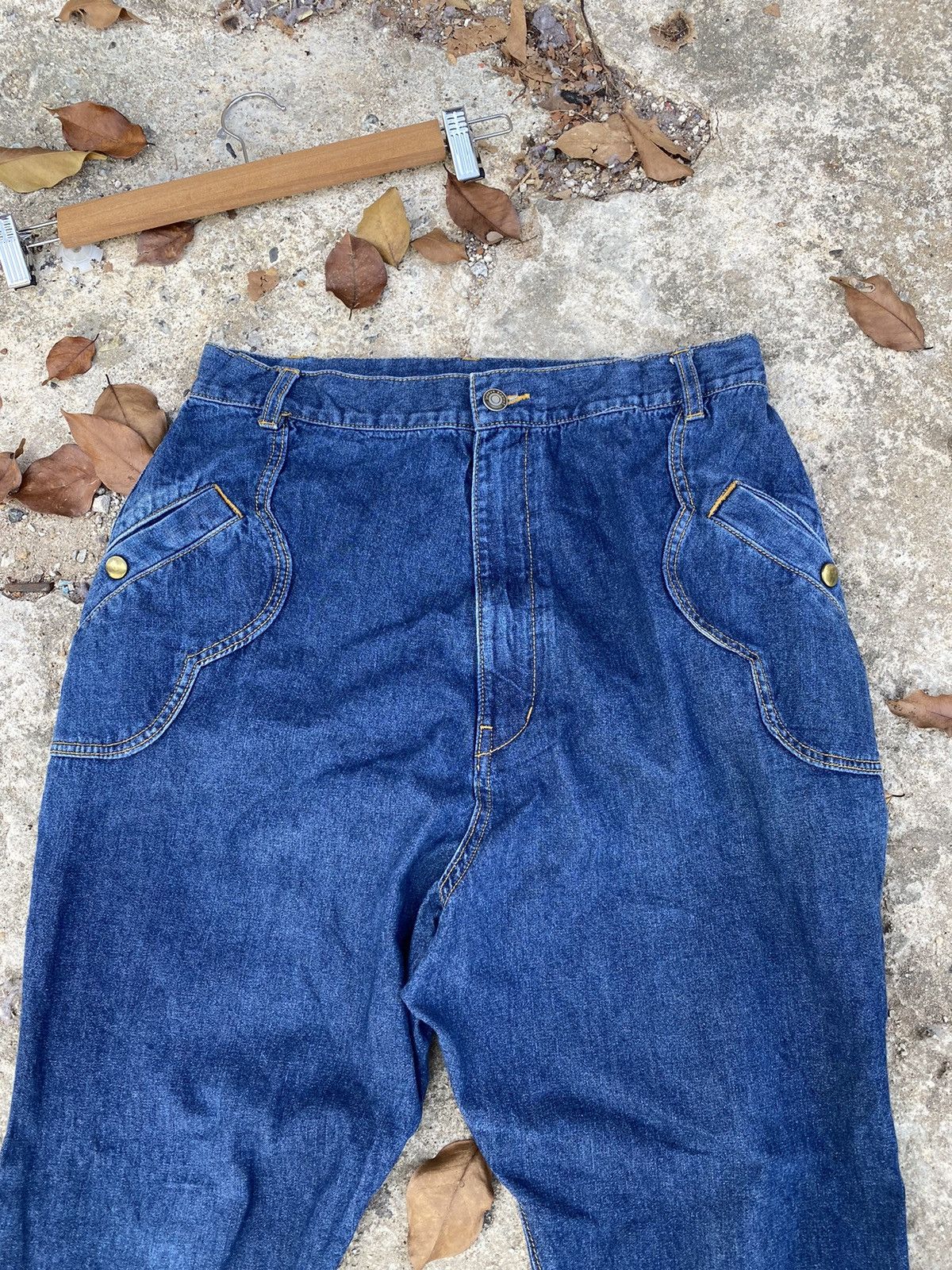 mercibeaucoup 🔥 Very Rare 🔥 Vintage Mercibeaucoup Denim Pant Issey Miyake Size US 31 - 7 Thumbnail