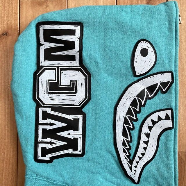 Bape BAPE Hand Drawn Face Shark Full Zip Hoodie a bathing ape Size US S / EU 44-46 / 1 - 4 Thumbnail