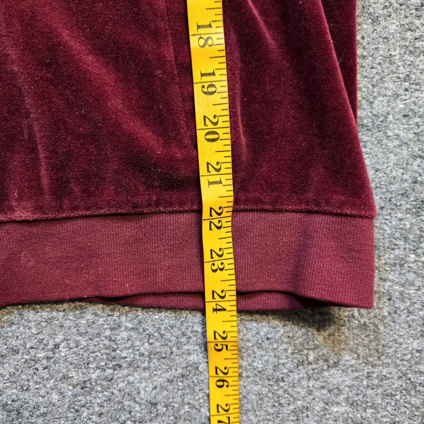 Coldwater Creek Coldwater Creek Jacket Womens XL Red Velour Full Zip Casual Basic Jacket Women XS? Size XL / US 12-14 / IT 48-50 - 6 Thumbnail