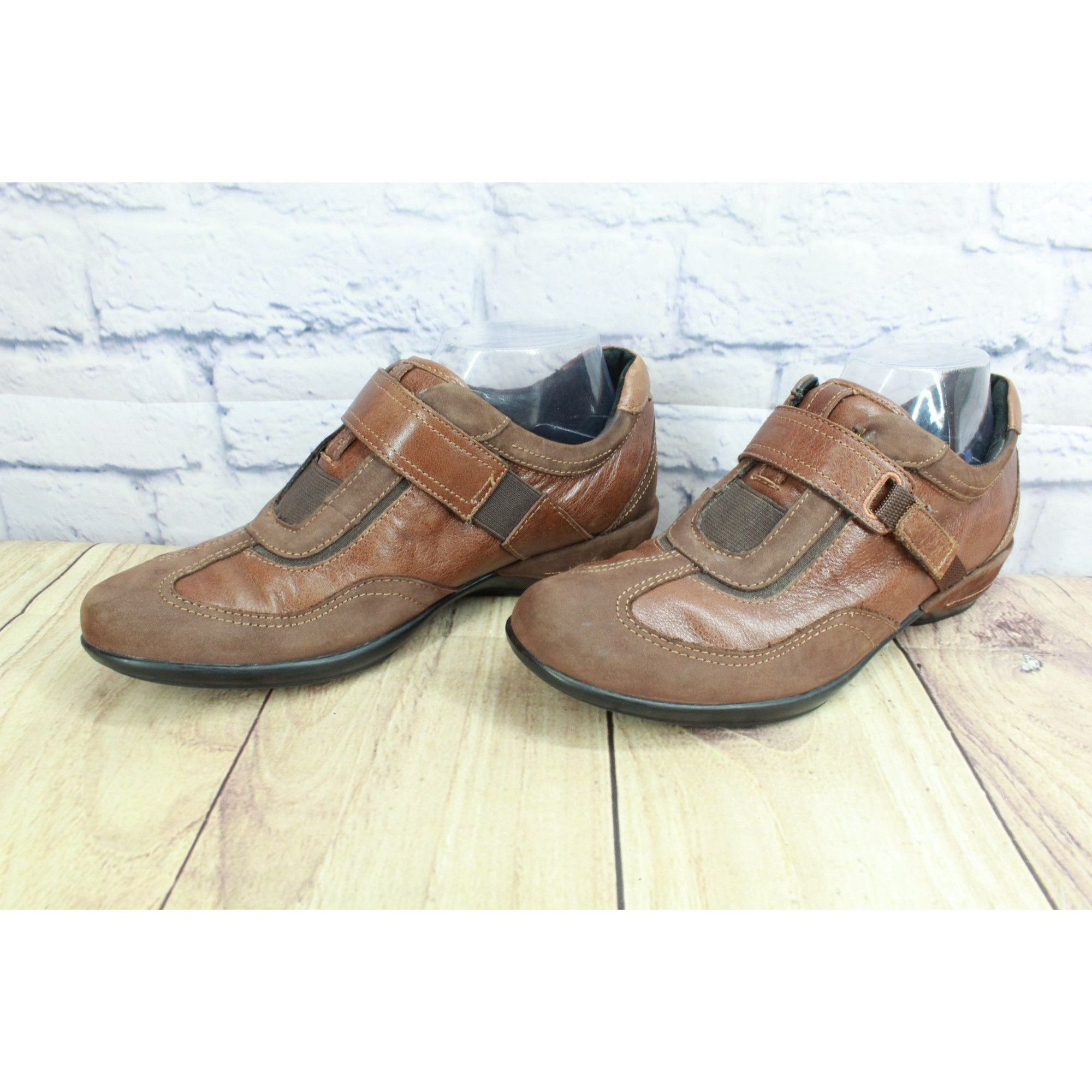 Aetrex Aetrex Brown Leather Comfort Walking Shoes Size US 9 / IT 39 - 3 Thumbnail