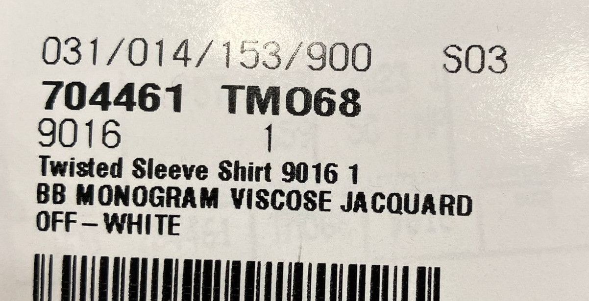 Balenciaga o1la1rc1a0824 Twisted Sleeve Shirt in Off-White Size US S / EU 44-46 / 1 - 6 Thumbnail