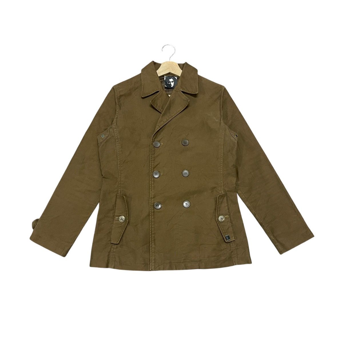 Hysteric Glamour Vintage 90s Hysteric Glamour Double Breasted Peacoat Jacket Size US M / EU 48-50 / 2 - 1 Thumbnail