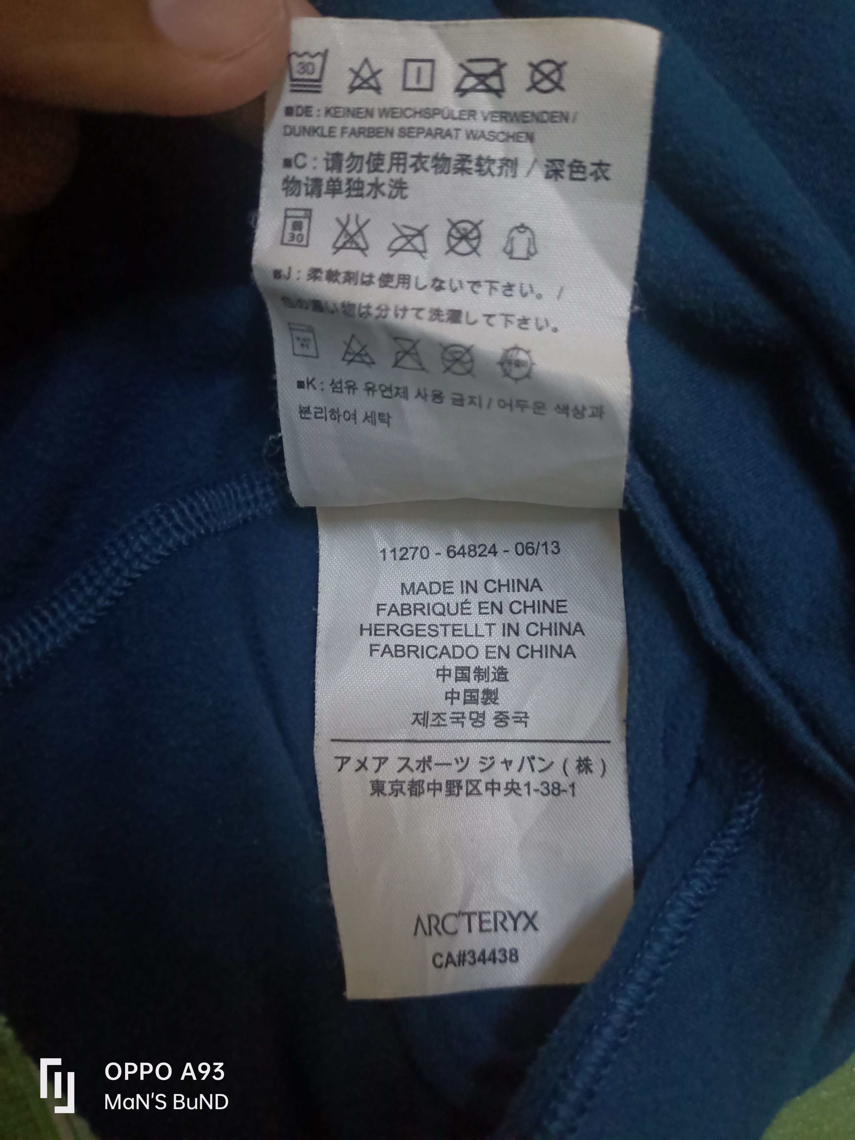 Arc'teryx Arc'teryx hiking long sleeve tshirt Size US M / EU 48-50 / 2 - 6 Thumbnail