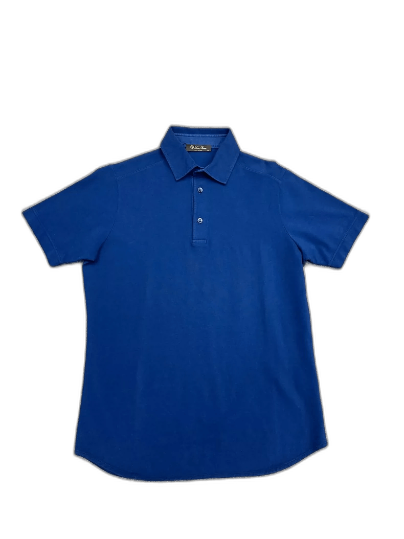 Ermenegildo Zegna Loro Piana Blue Short Sleeve Polo Size US XS / EU 42 / 0 - 1 Thumbnail