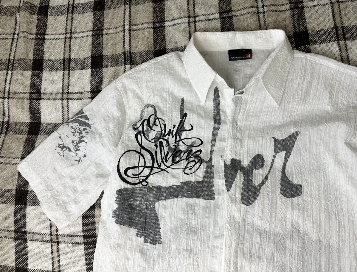 Quiksilver Vintage Unique Quiksilver Surf «CRINKLE» Shirt Size XL-XXL Size US XL / EU 56 / 4 - 4 Thumbnail