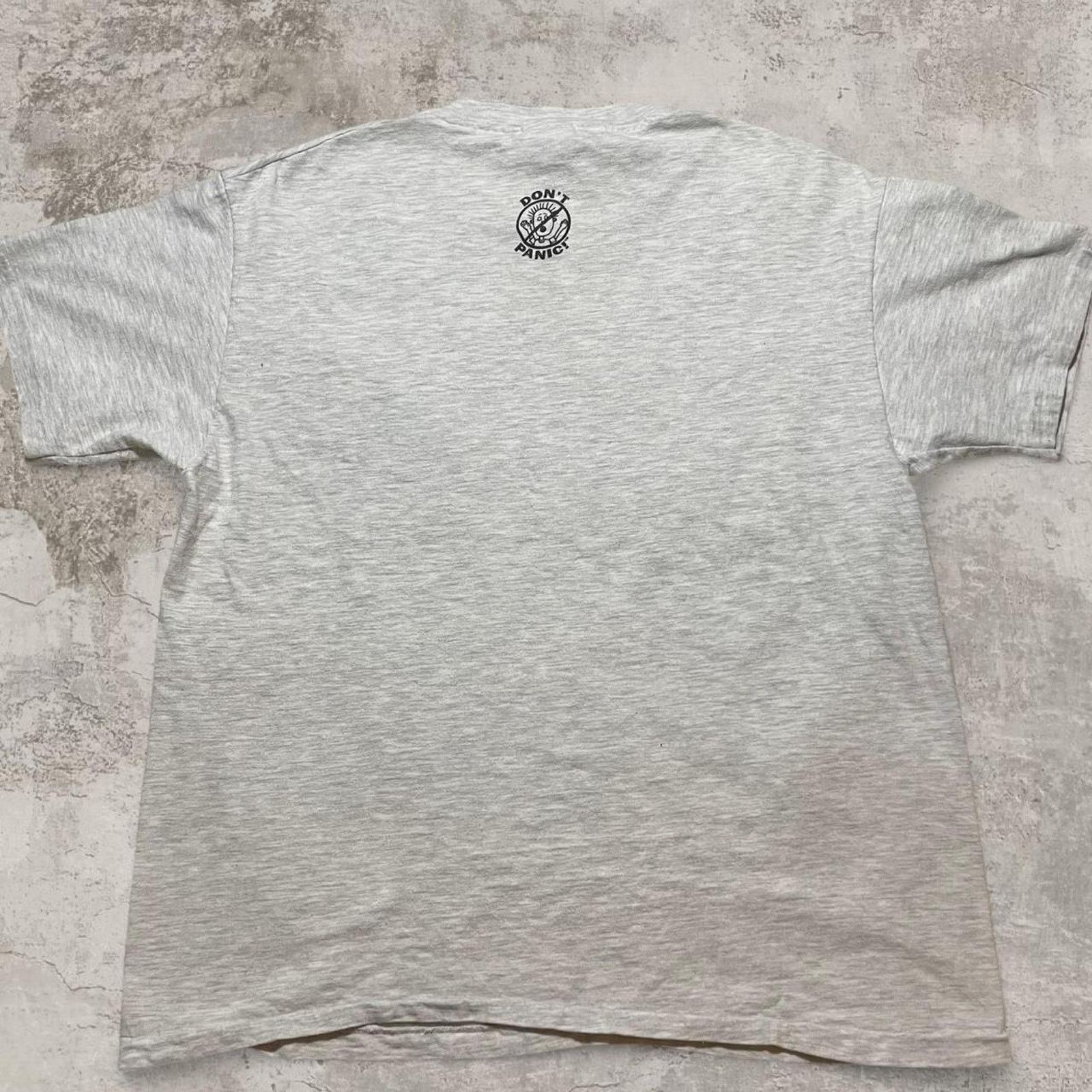 Vintage 90s Grey Don’t Panic LGBTQ+ Provincetown shirt L Size US L / EU 52-54 / 3 - 3 Thumbnail