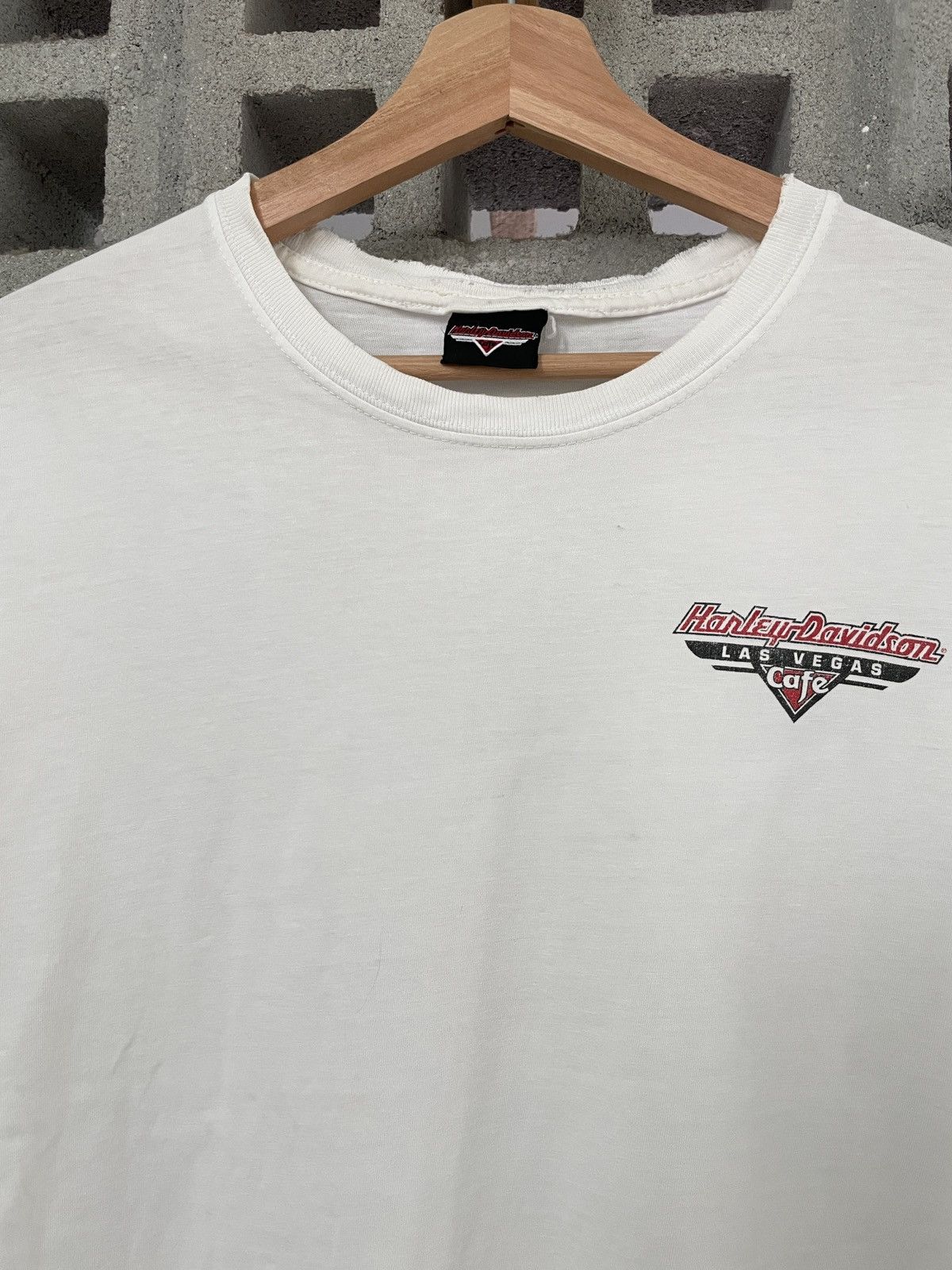Harley Davidson × Vintage Vintage Harley Davidson Cafe T-Shirt Size US L / EU 52-54 / 3 - 2 Thumbnail