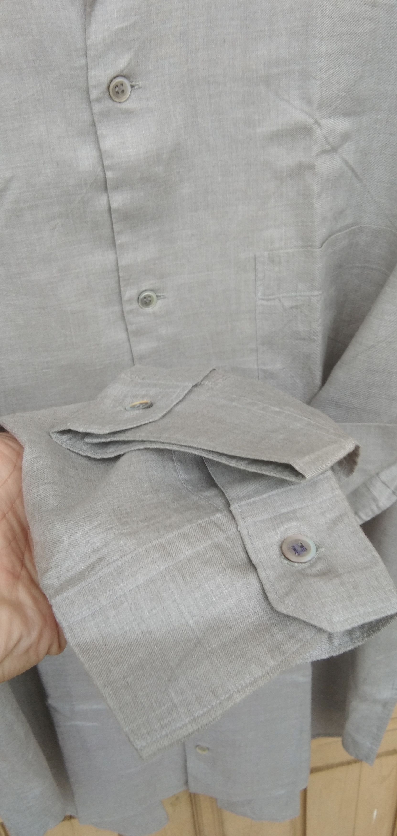 Y's for Men Y's for men grey button shirt Size US L / EU 52-54 / 3 - 4 Thumbnail