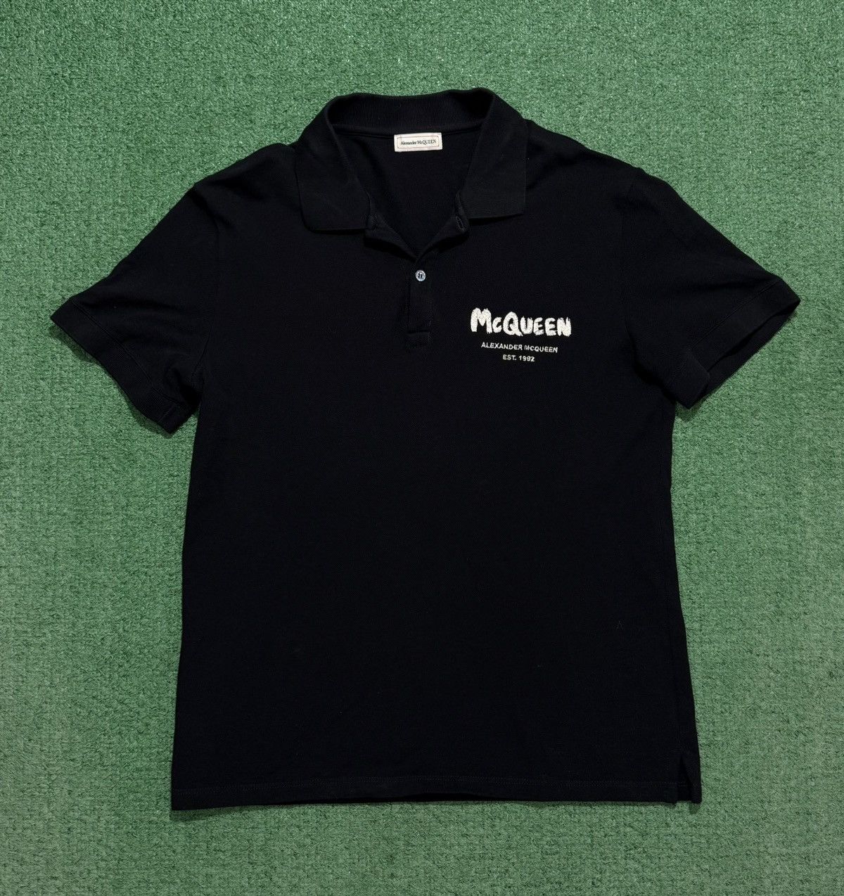 Alexander McQueen Alexander McQueen Black Polo Shirt Men Size US M / EU 48-50 / 2 - 1 Thumbnail