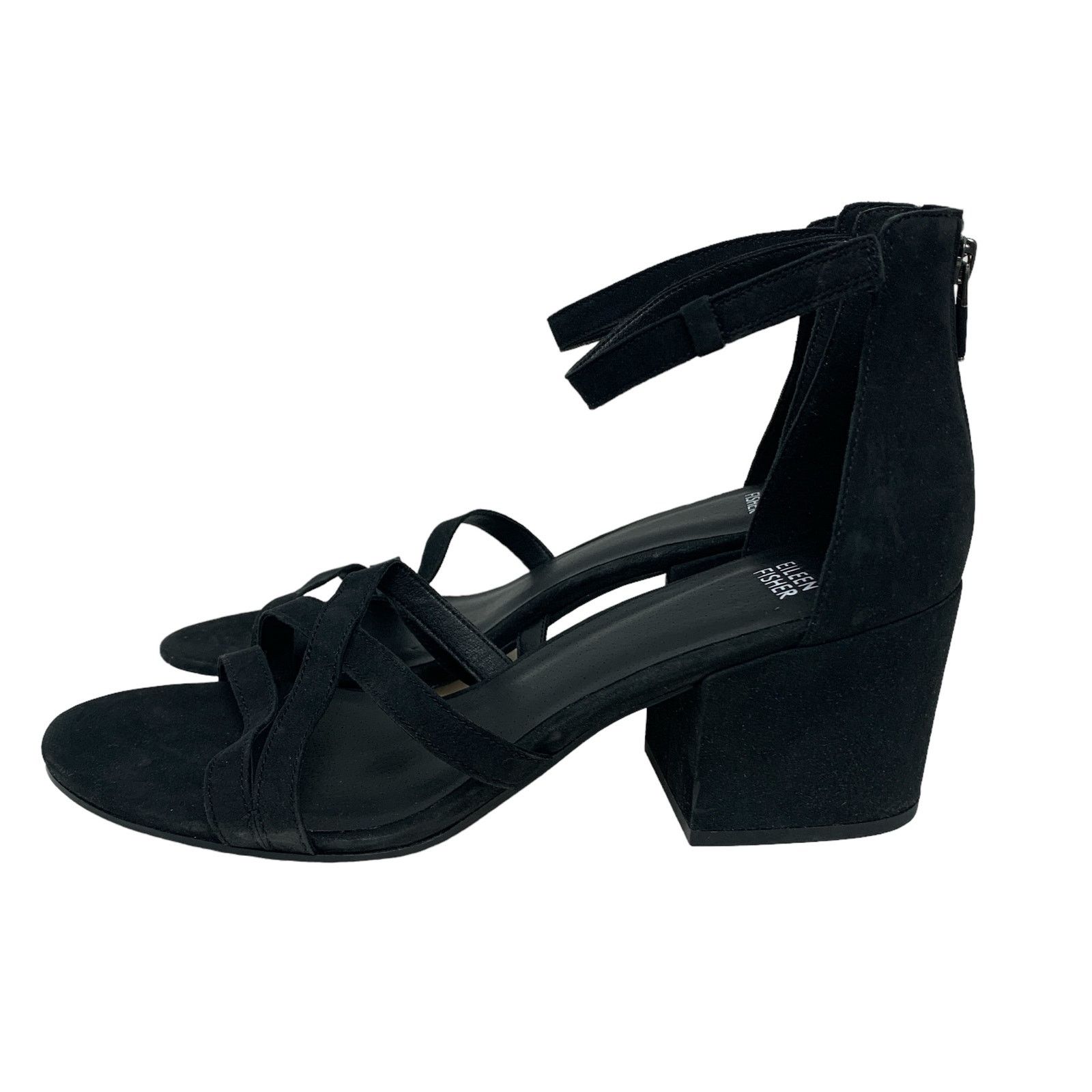 Eileen Fisher Eileen Fisher Womens Size 11 Jazzy Black Heel Sandals Size US 11 / IT 41 - 3 Thumbnail