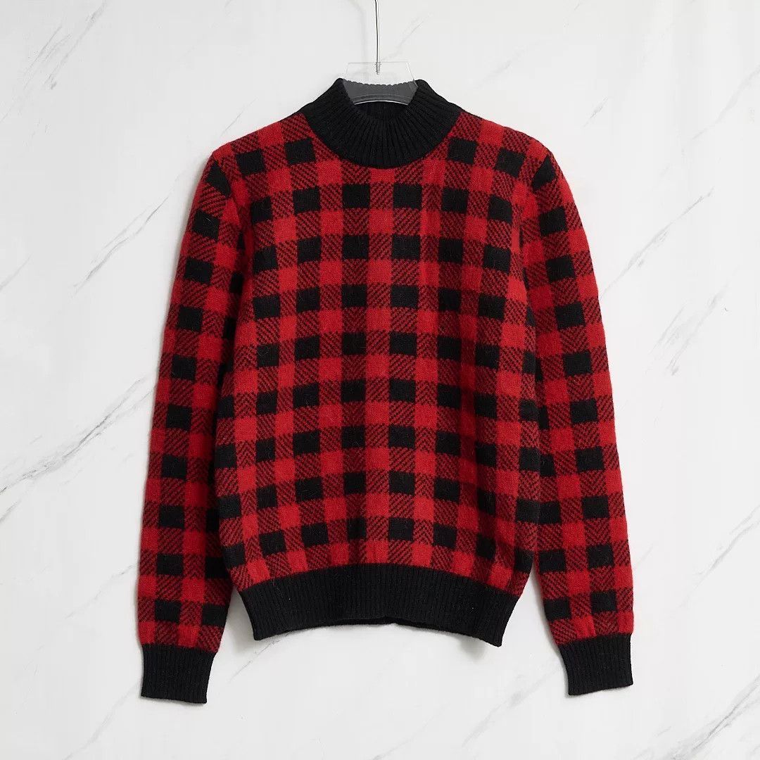 Saint Laurent Paris Saint Laurent Men's Classic Checkered Sweater Size US M / EU 48-50 / 2 - 1 Thumbnail