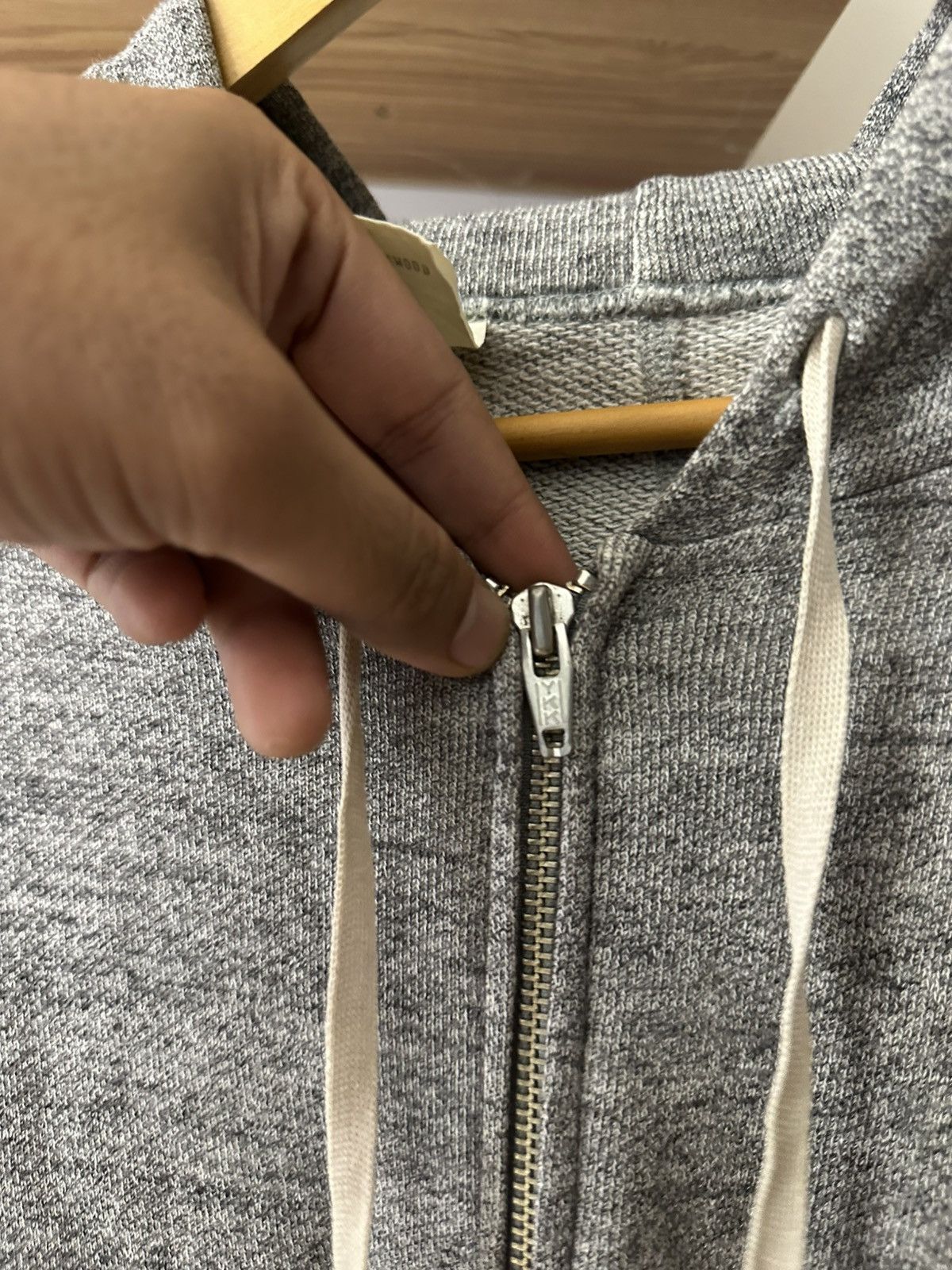 N.Hoolywood N.Hoolywood Zipper Grey Hoodie Japan Size US S / EU 44-46 / 1 - 6 Thumbnail