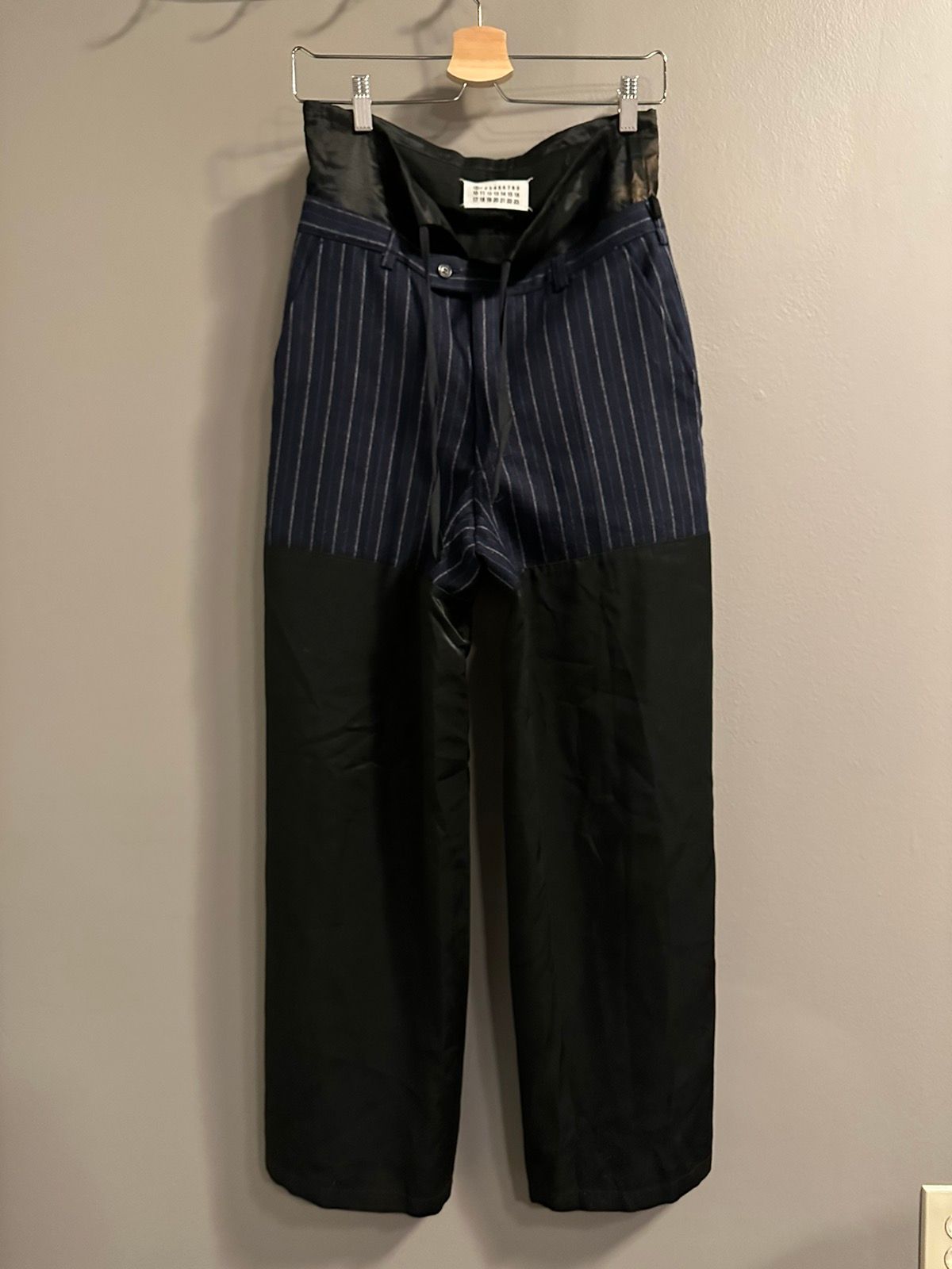 Pre-owned Maison Margiela A/w98 Artisanal Reconstructed Trousers In Black