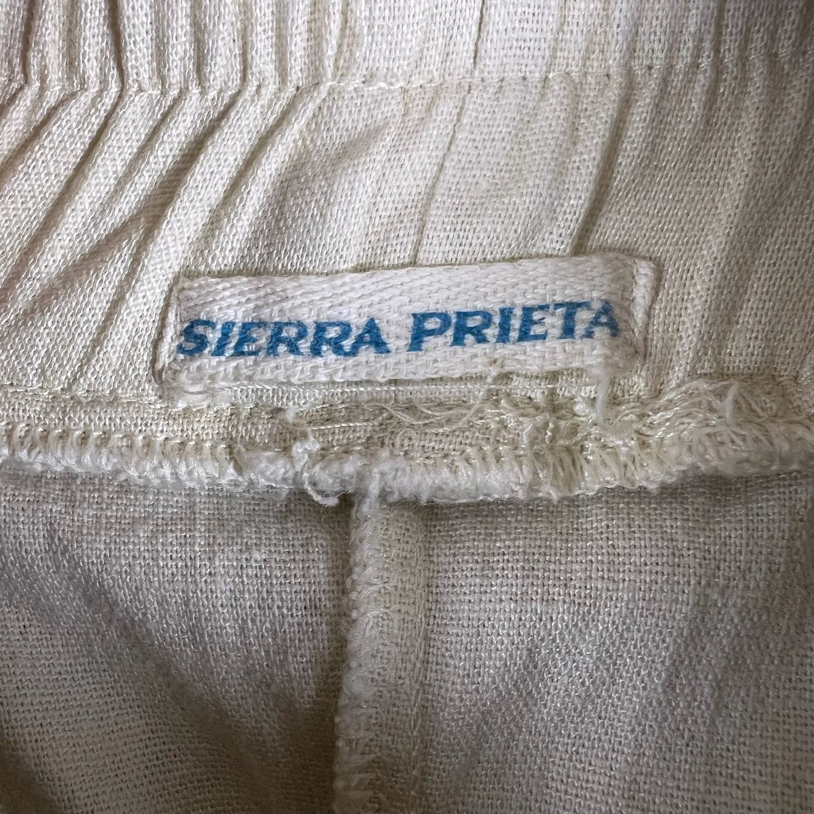 Handmade Boho Linen Wrap Pants S | Tie Front Minimalist Resort Style Size 26" / US 2 / IT 38 - 5 Thumbnail